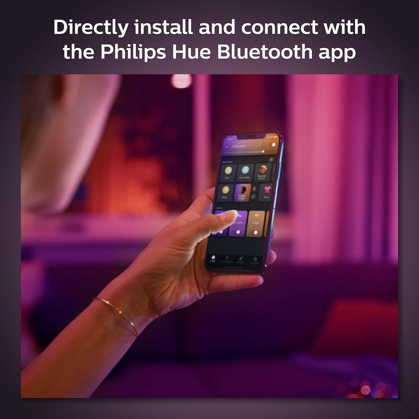 Philips Hue Smart LED Downlight 4 Pack With Color Control