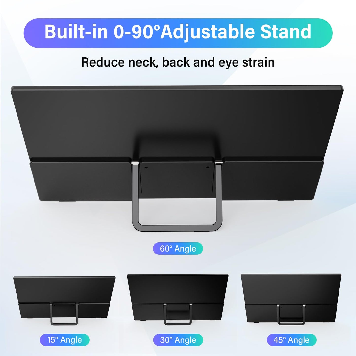 InnoView 15 Inch Portable Monitor FHD 1080P HDMI USB C