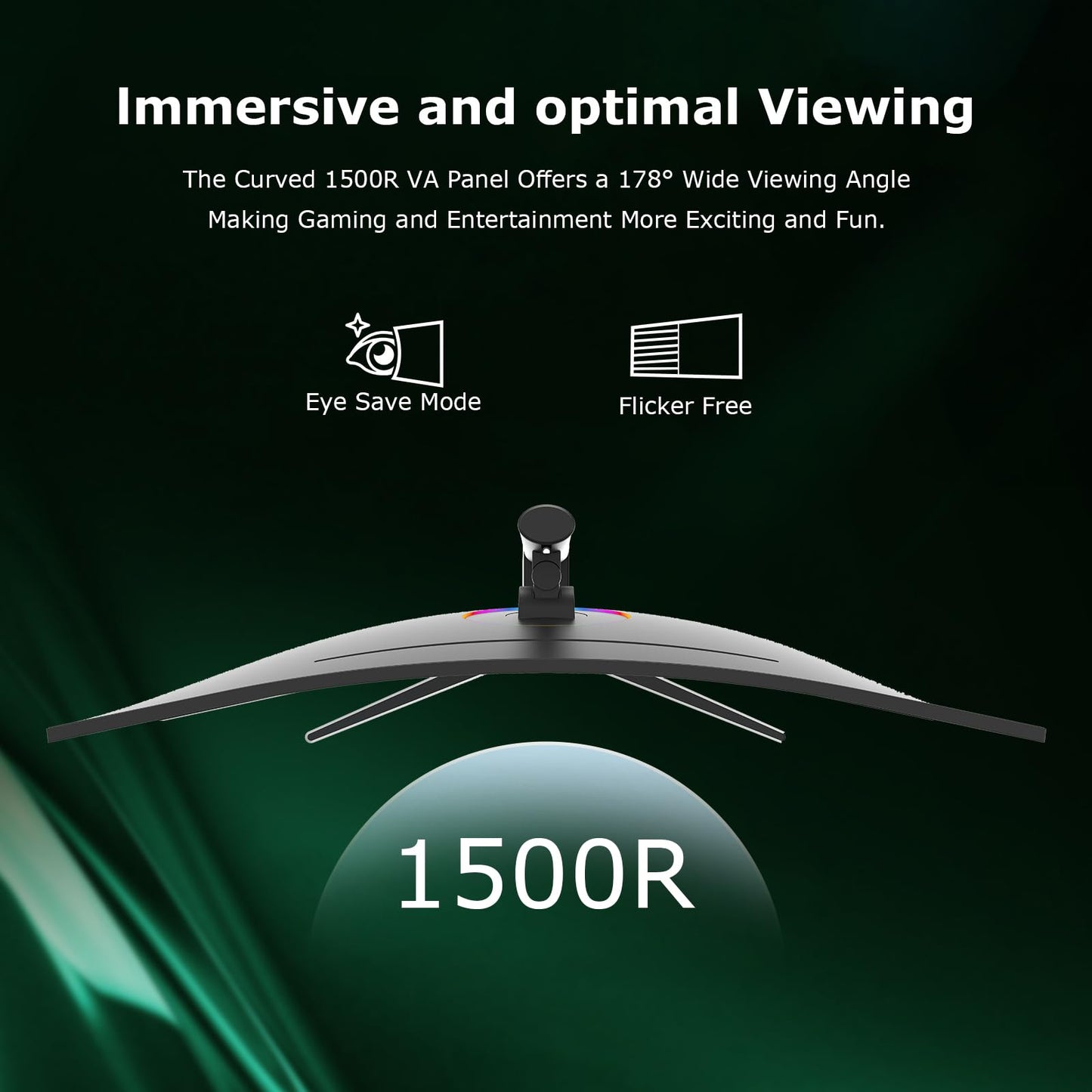 27 Inch IPS Gaming Monitor 100Hz Frameless 1080P HDMI