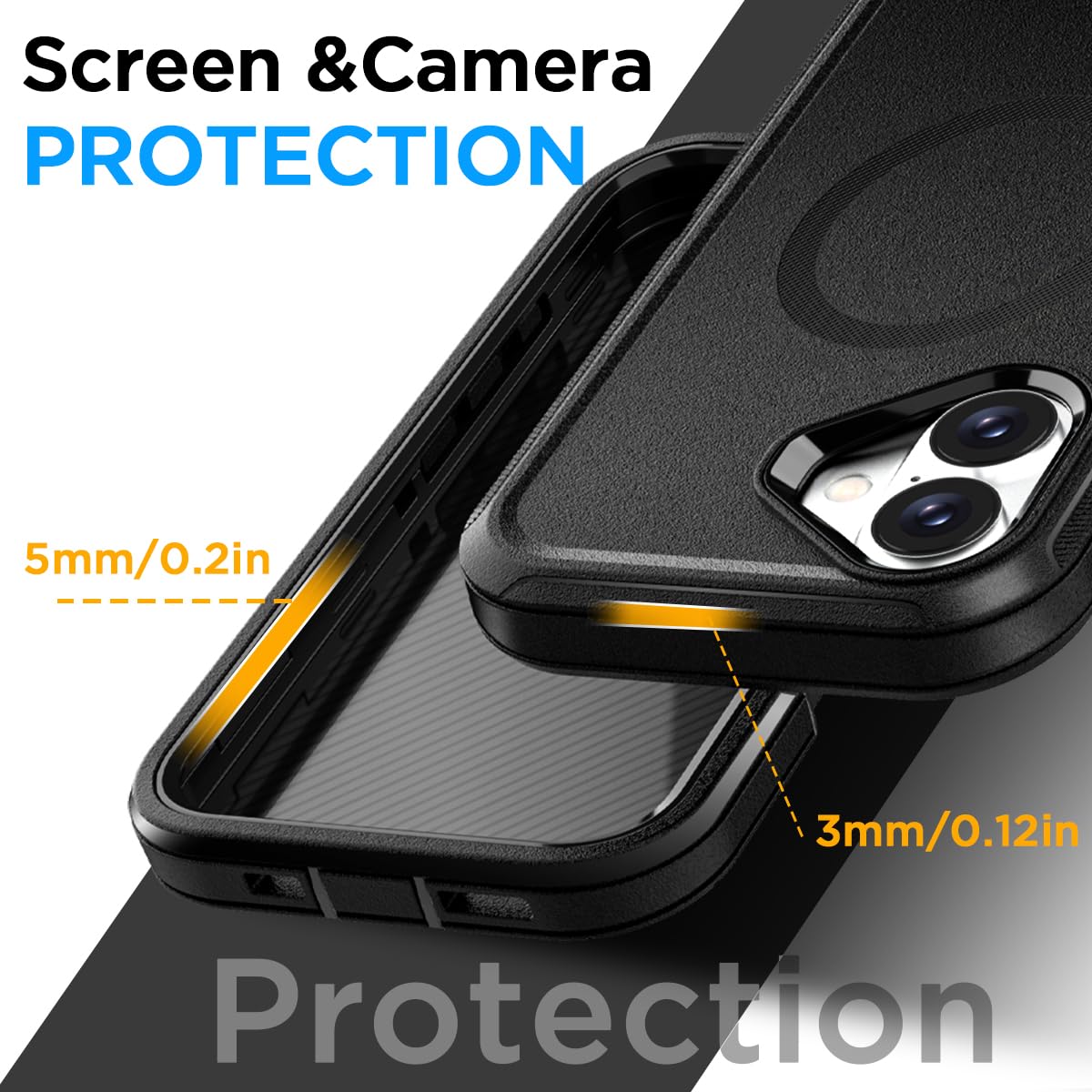 AICase Belt Clip Holster Case For IPhone 17 Pro Max 6 Inch