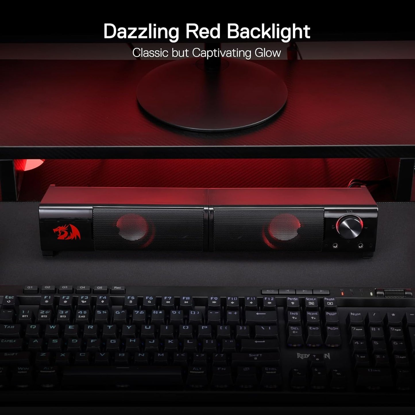 Redragon GS550 PC Gaming Speakers with Quality Bass