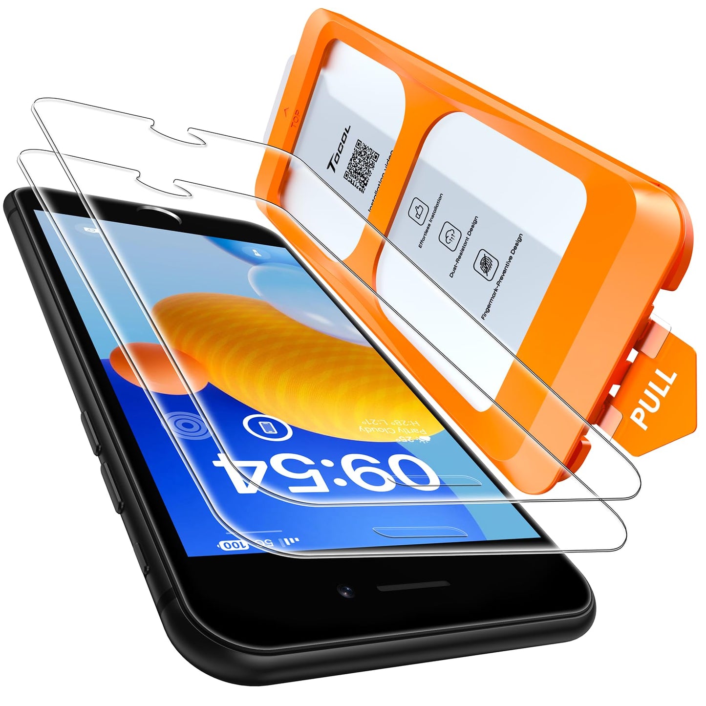 TOCOL iPhone 17 Pro Max Screen Protector 6.9 Inch Glass