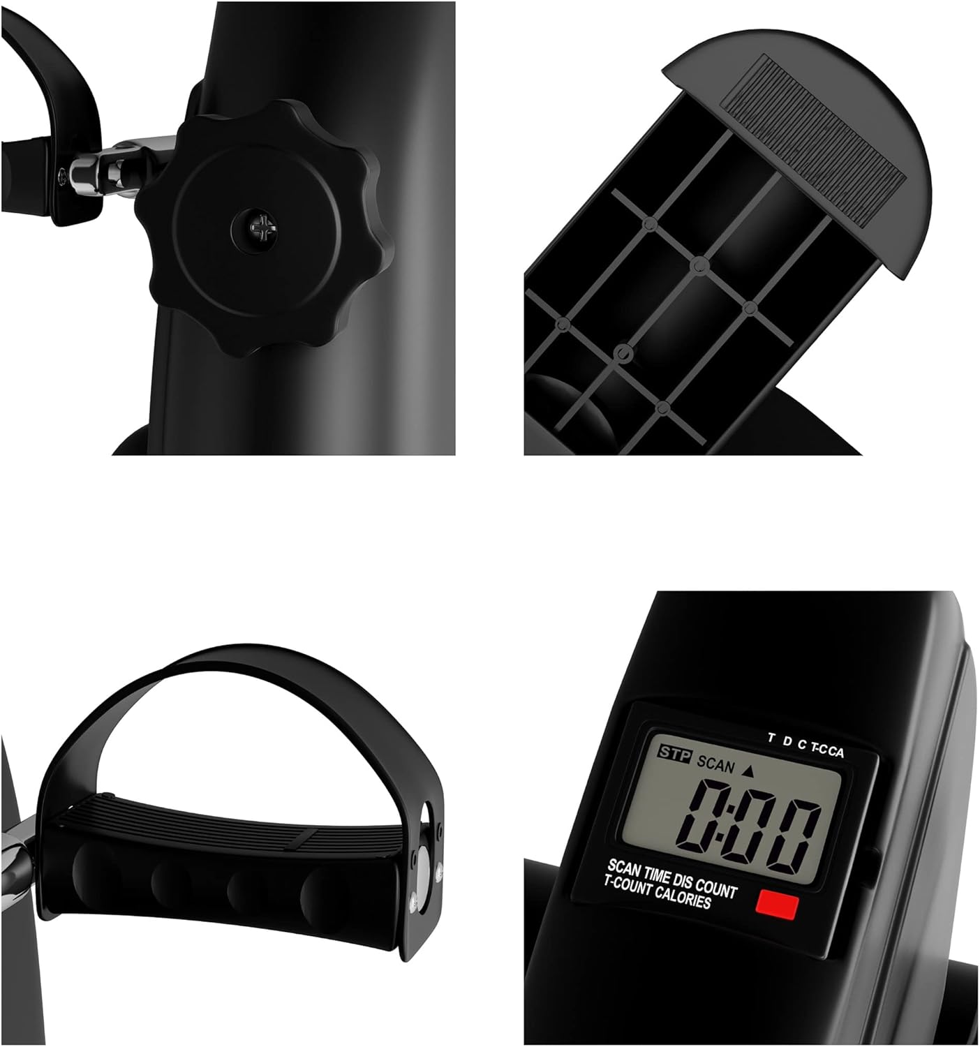 Under Desk Bike Exerciser with LCD Calorie Counter