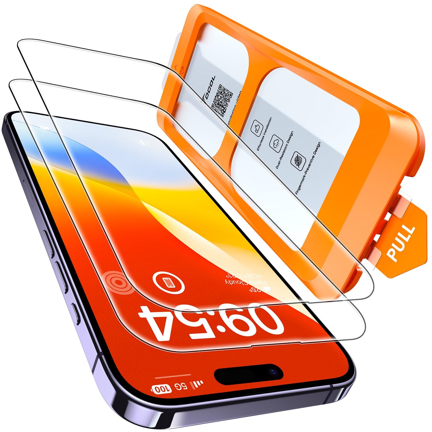 TOCOL iPhone 17 Pro Max Screen Protector 6.9 Inch Glass
