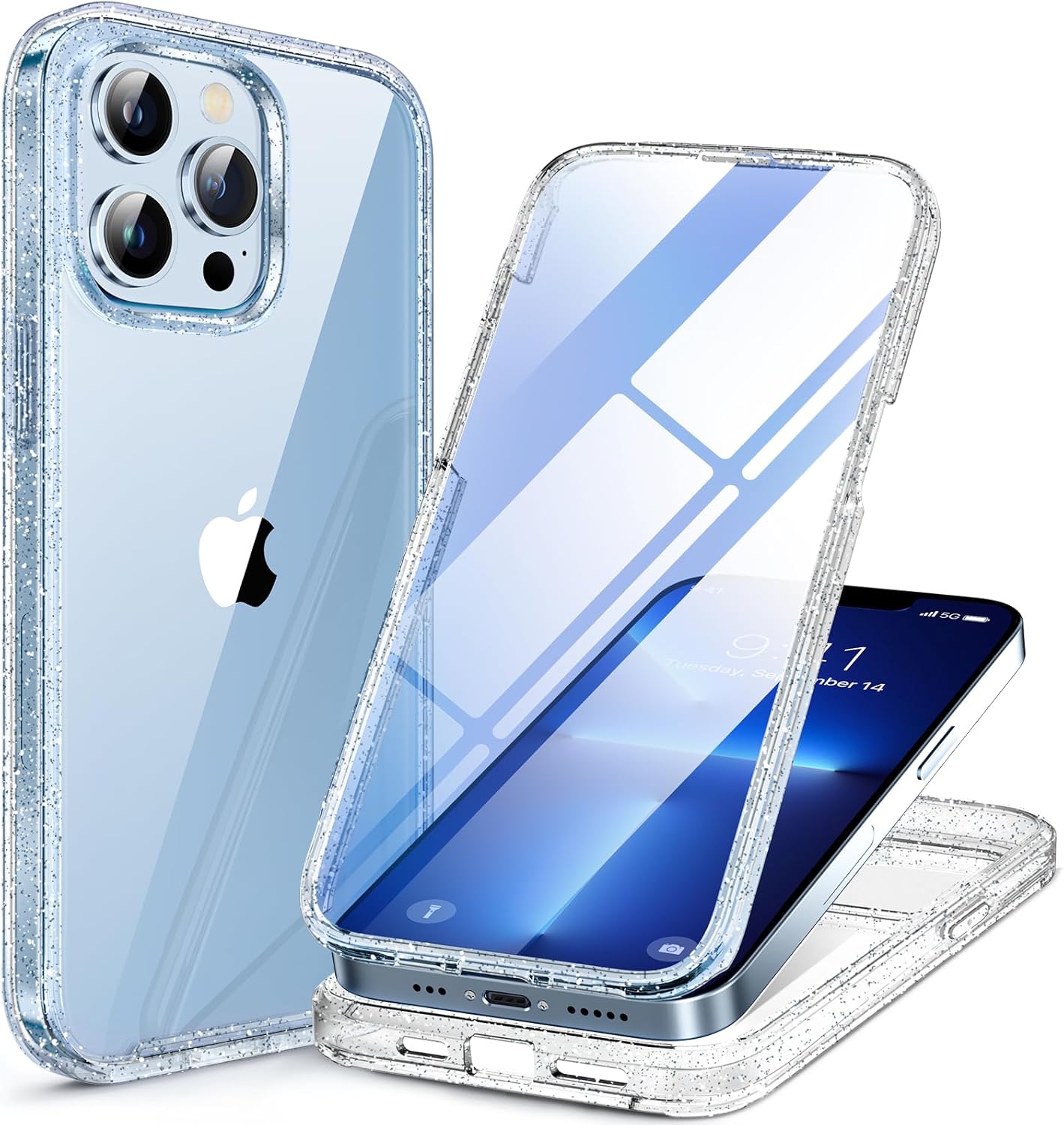 Miracase Glass Series iPhone 11 Rugged Case 6.1 9H Purple