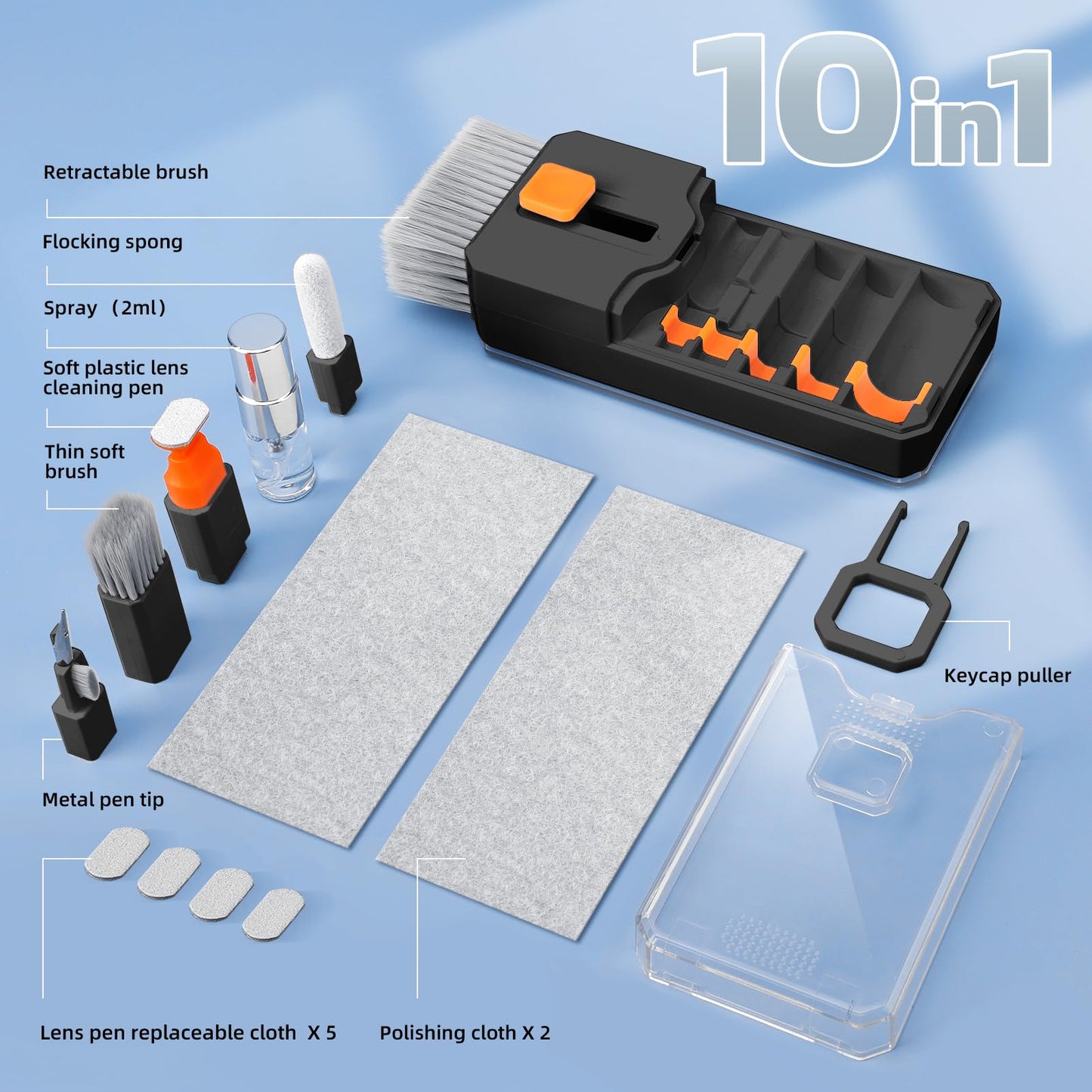 All In One Keyboard Cleaning Kit 10 In 1 Screen Cleaner