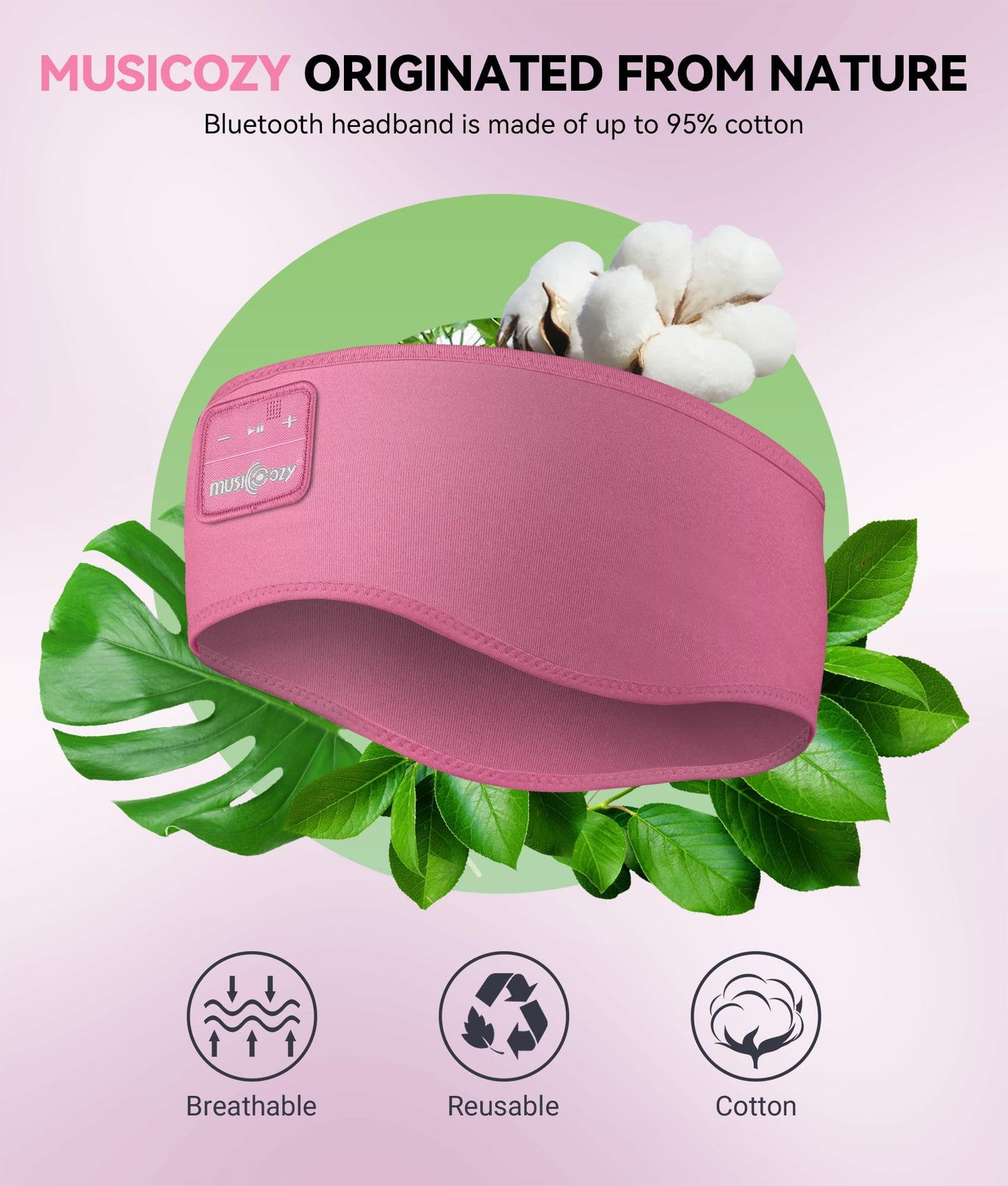 Sleep Headphones Headband Bluetooth 5.4 Wireless Earphones