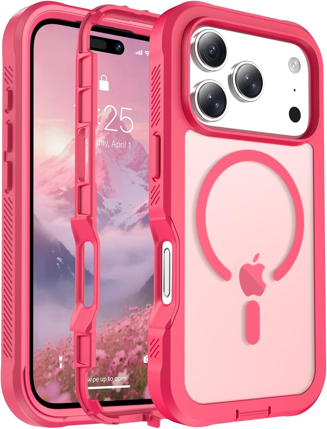 Rose 6.5 Inch iPhone Air MagSafe Case Heavy Duty Shield