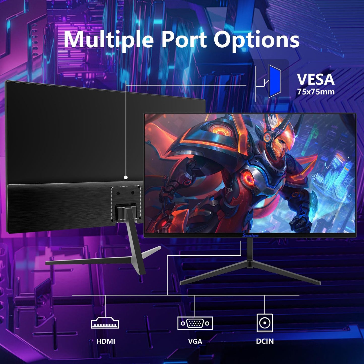 27 Inch IPS Gaming Monitor 100Hz Frameless 1080P HDMI