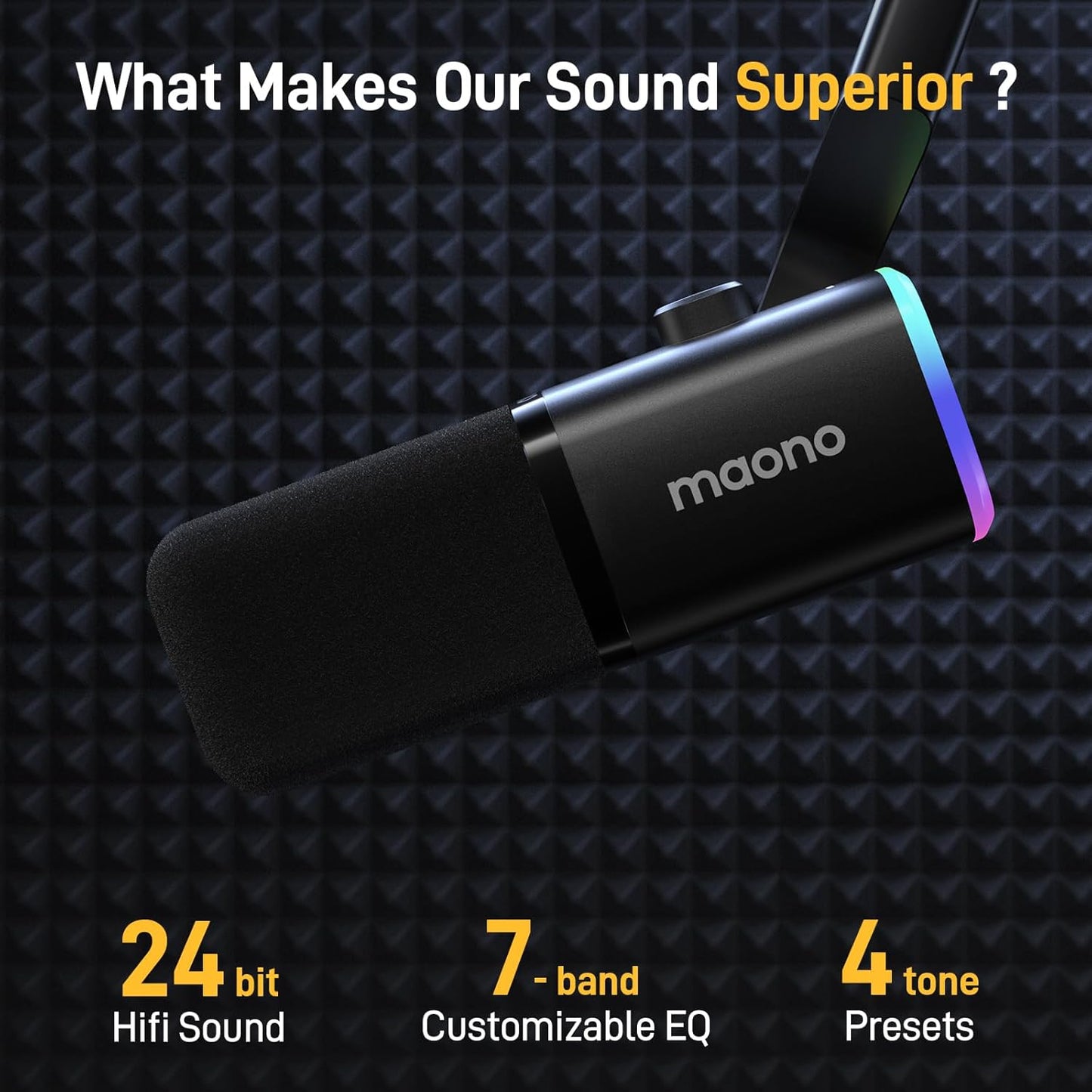 Maono PD100X USB XLR Dynamic Mic For Gaming And Streaming