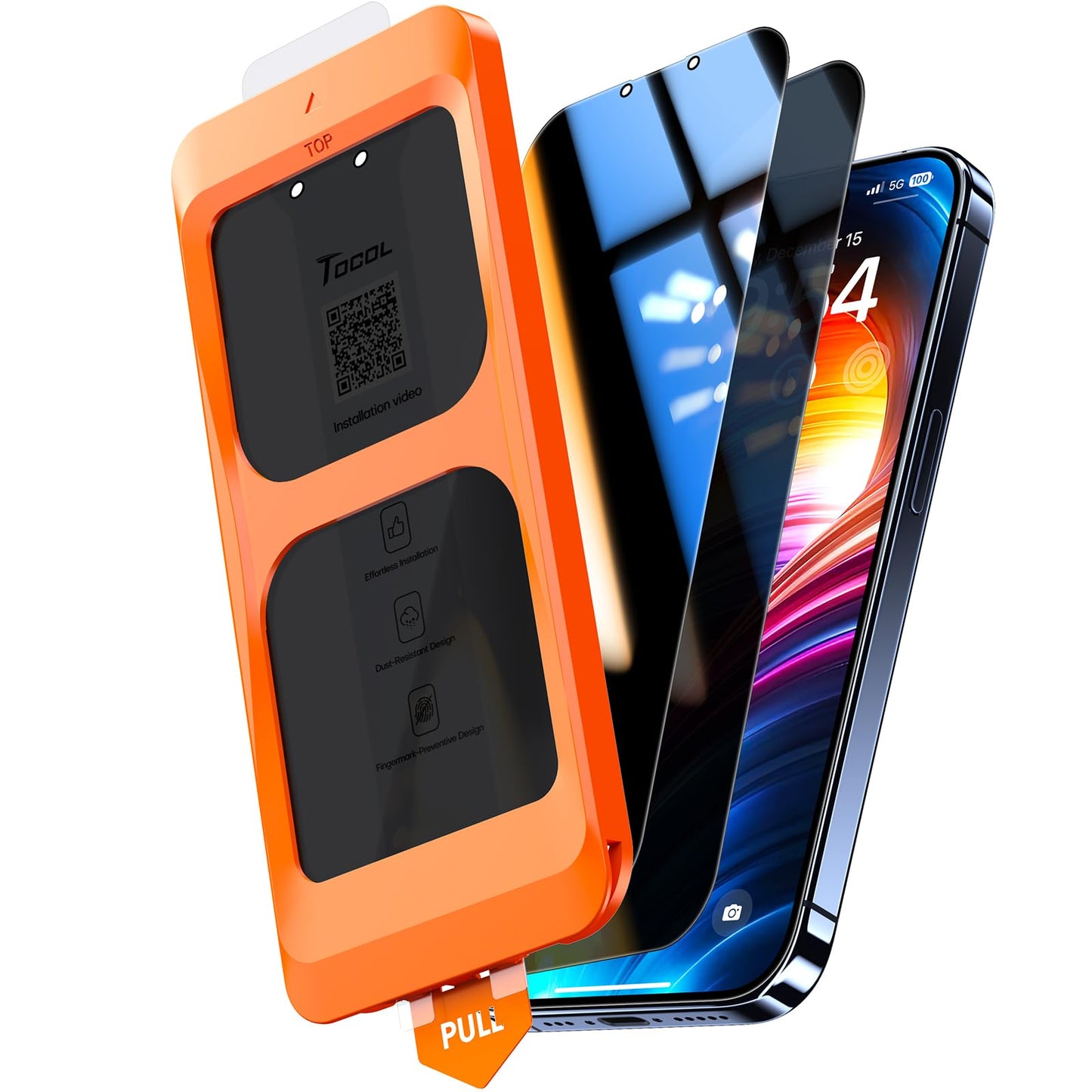 TOCOL iPhone 17 Pro Max Screen Protector 6.9 Inch Glass