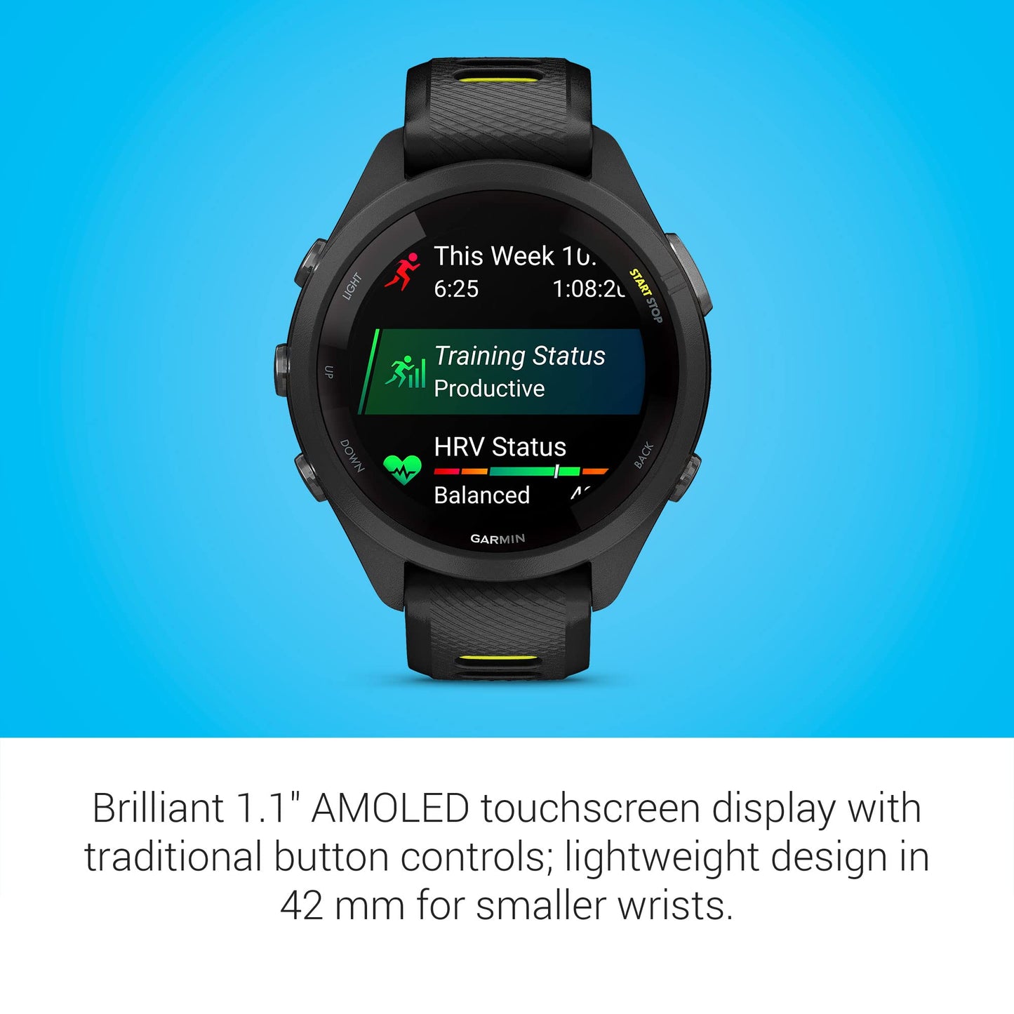 Garmin Forerunner 265 Running Watch With Training Insights