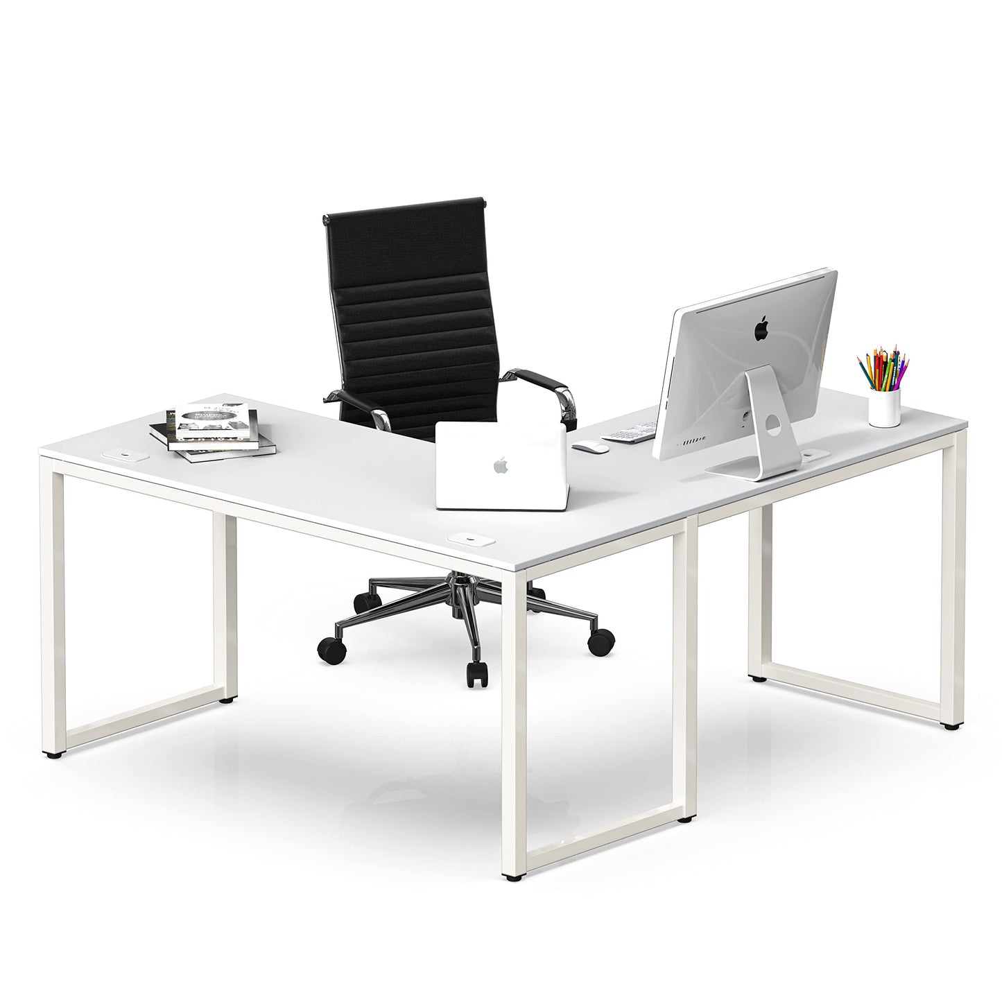 Commercial-Grade L-Shape Corner Desk for Efficient Workspaces