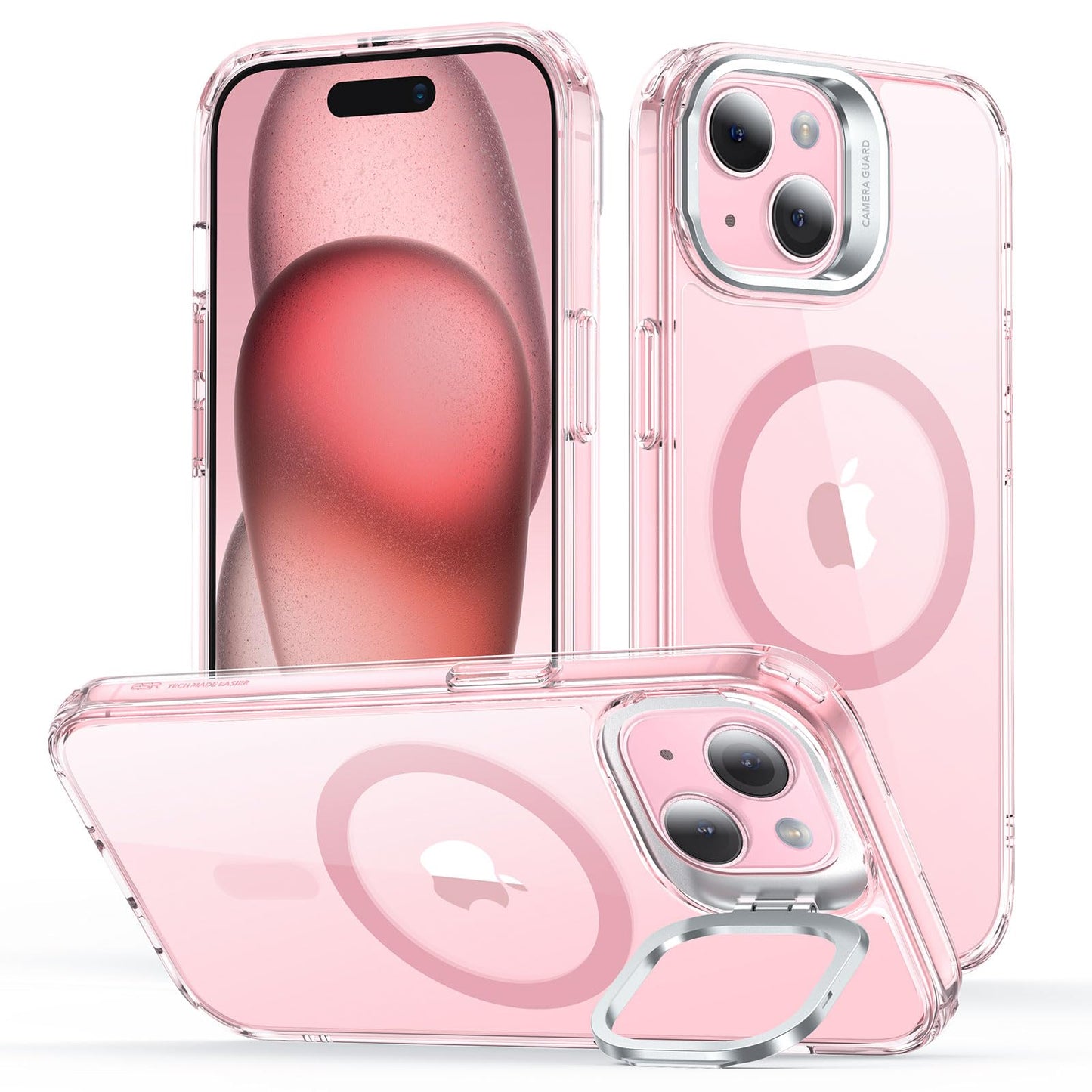 Military-Grade iPhone 16 Pro Max Case with Built-in Stand