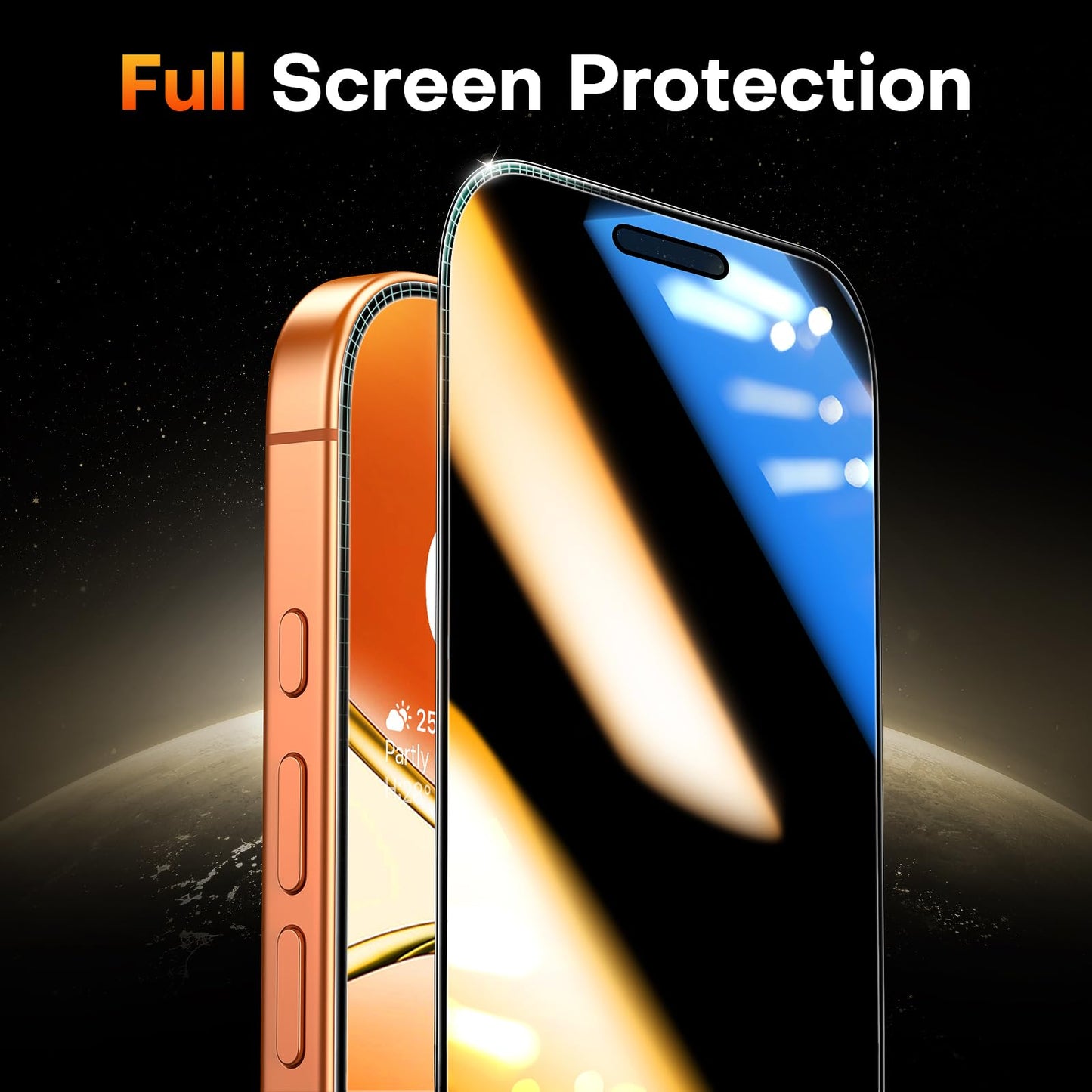 TOCOL iPhone 17 Pro Max Screen Protector 6.9 Inch Glass