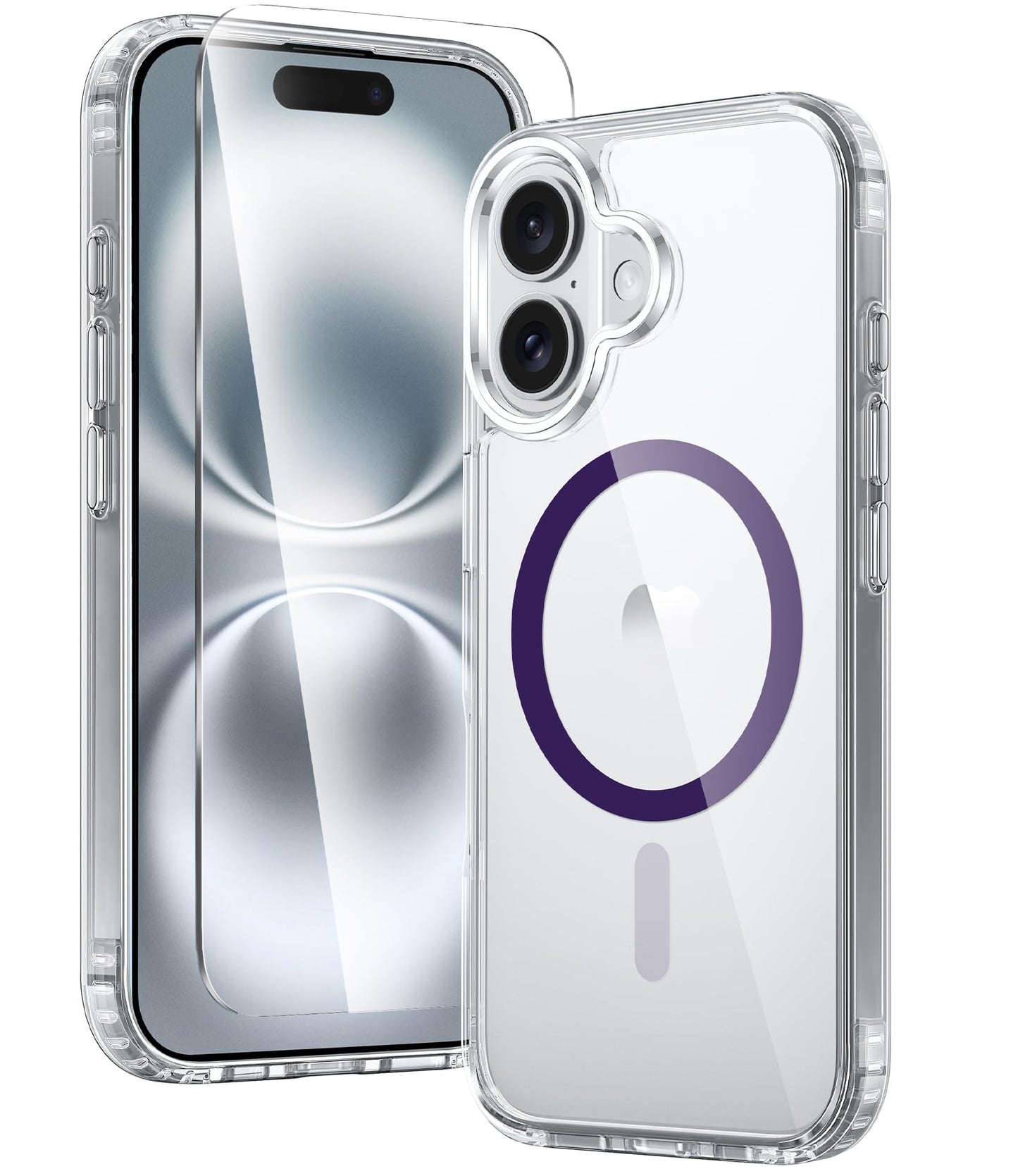 FNTCASE Clear Case For iPhone 17 Pro Max Screen Protector