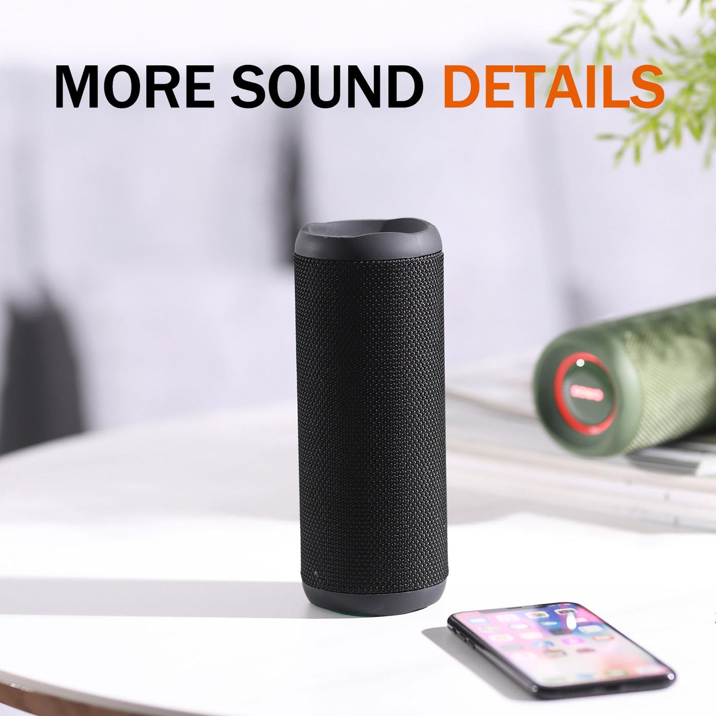 Wireless Portable Speaker IPX7 Waterproof 25W Stereo Sound