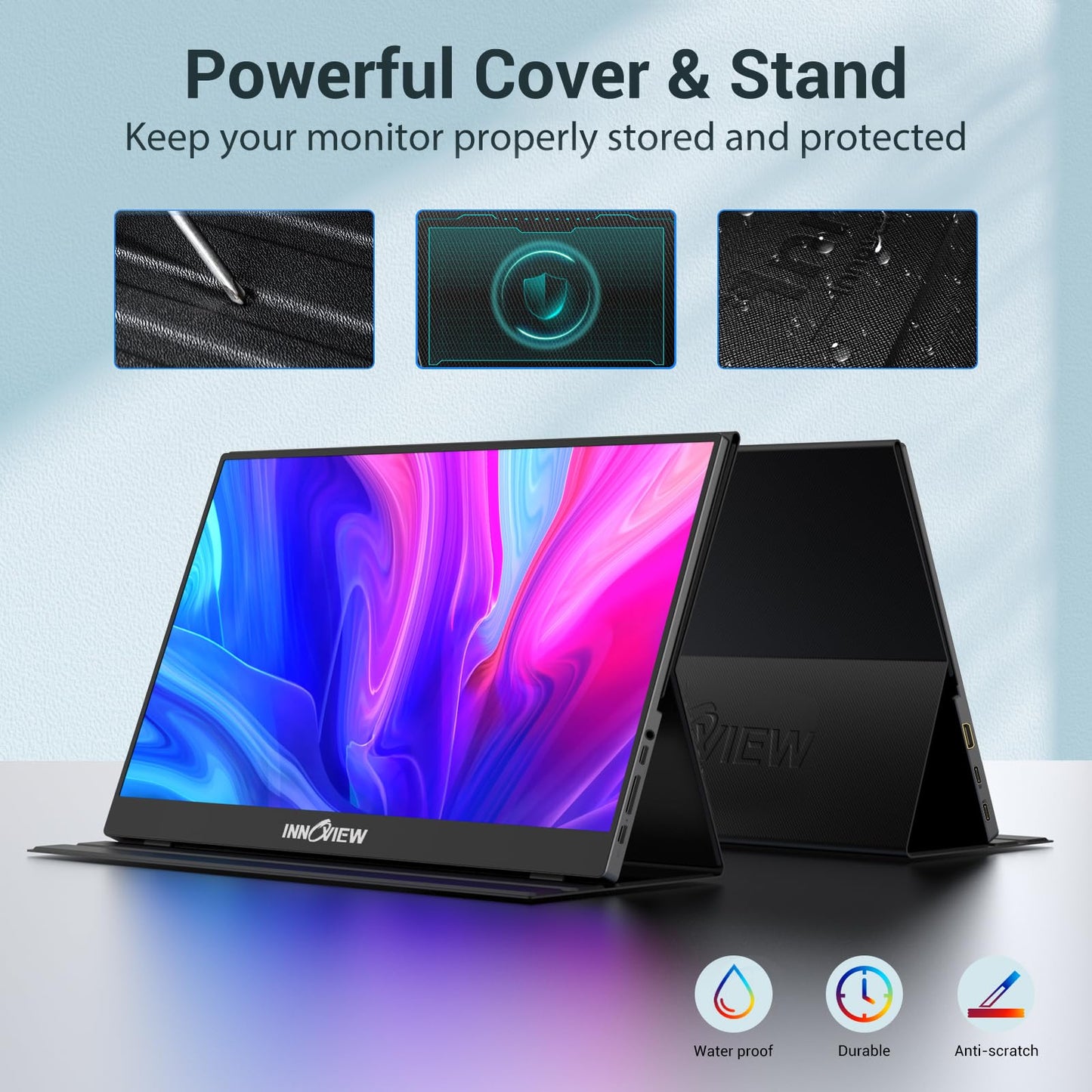 InnoView 15 Inch Portable Monitor FHD 1080P HDMI USB C