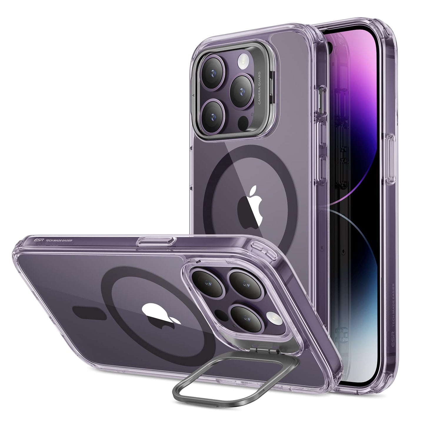 Military-Grade iPhone 16 Pro Max Case with Built-in Stand