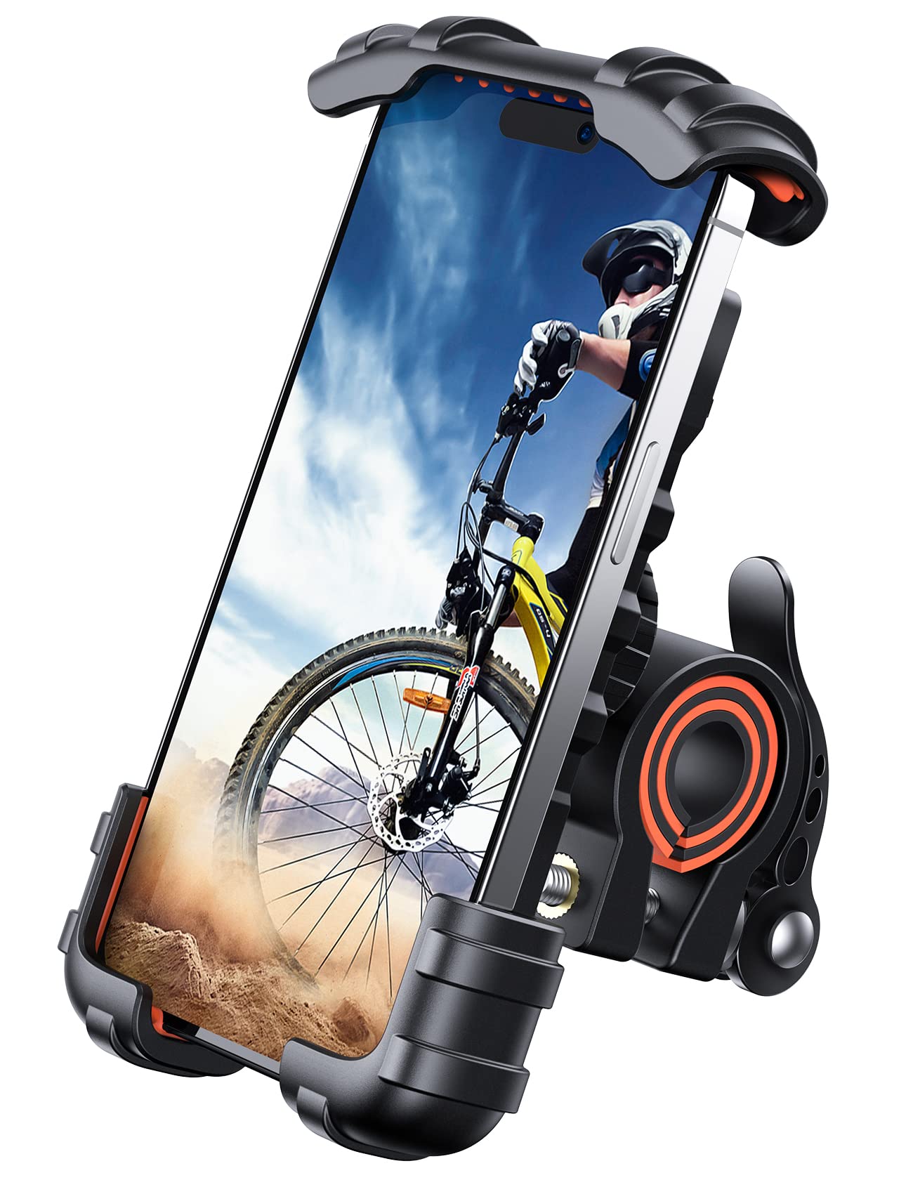 Lamicall Bike Phone Holder for Motorcycle Handlebar Clamp