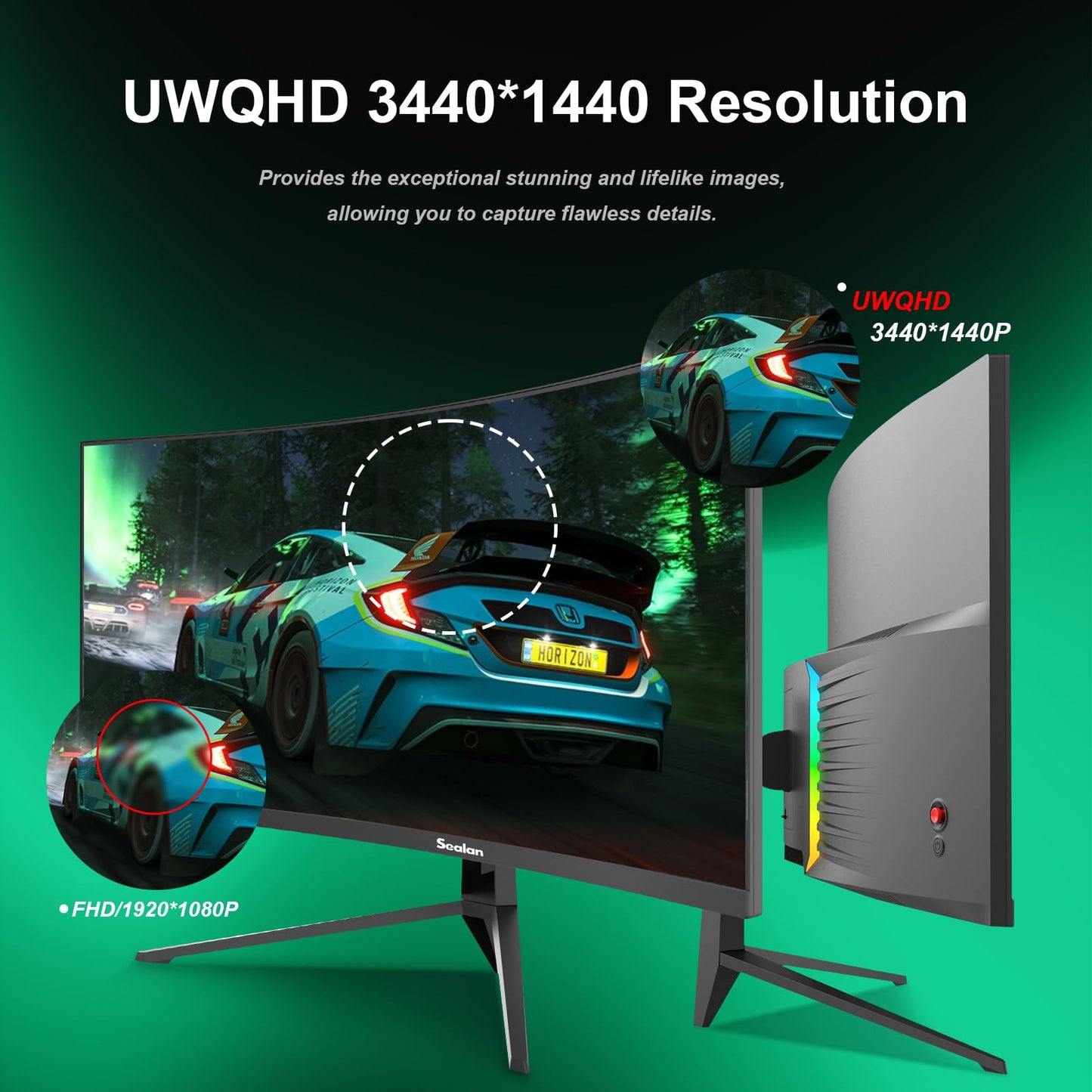 27 Inch IPS Gaming Monitor 100Hz Frameless 1080P HDMI