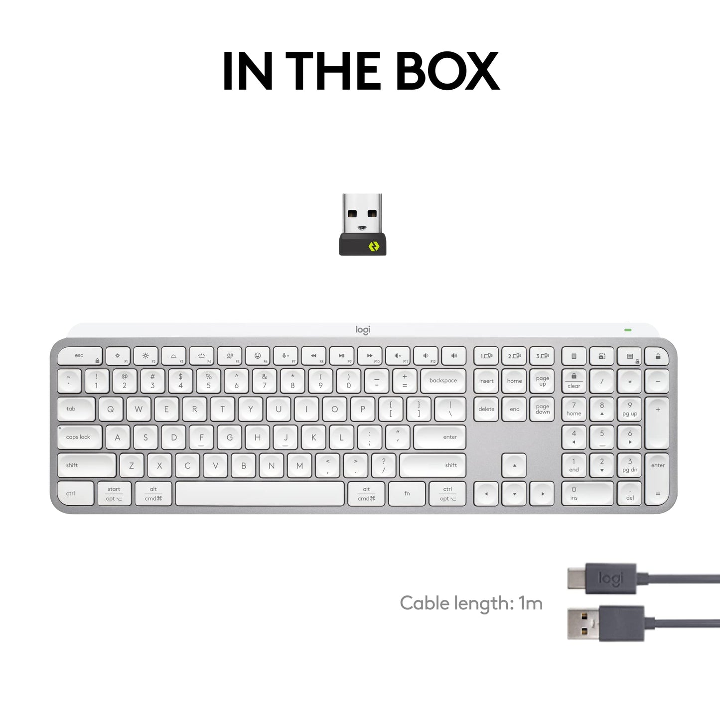 Logitech MX Keys S Wireless Keyboard with Smart Backlighting