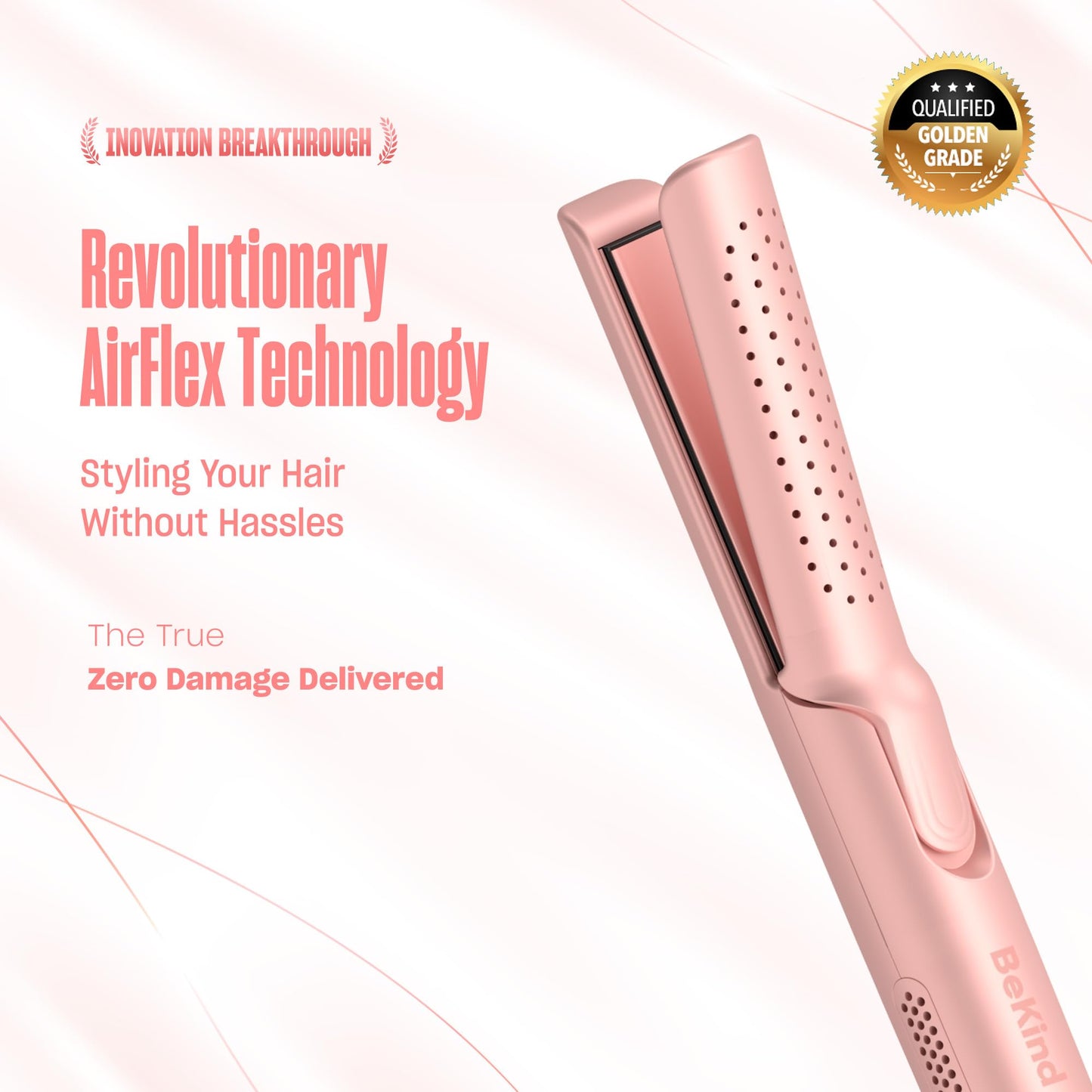 2 in 1 Hair Straightener and Curler for Effortless Styling