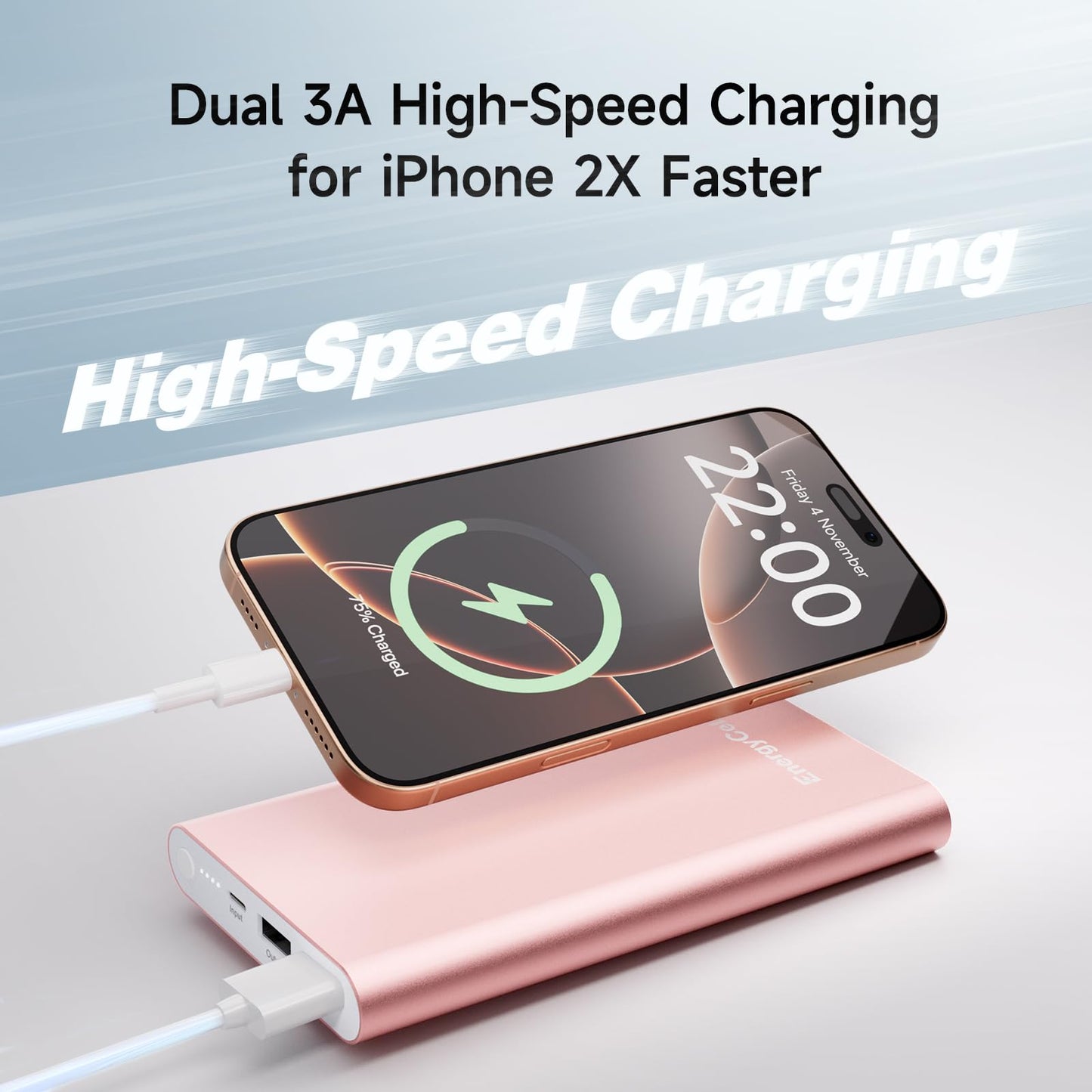 Pilot 4GS 12000mAh Dual 3A iPhone Fast Charging Power Bank