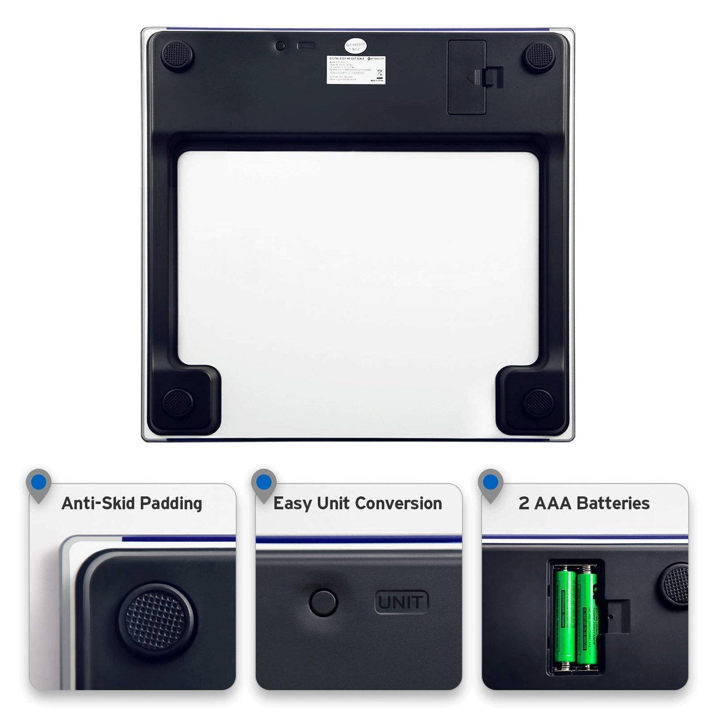 Smart Body Weight Scale with Accurate BMI Tracking
