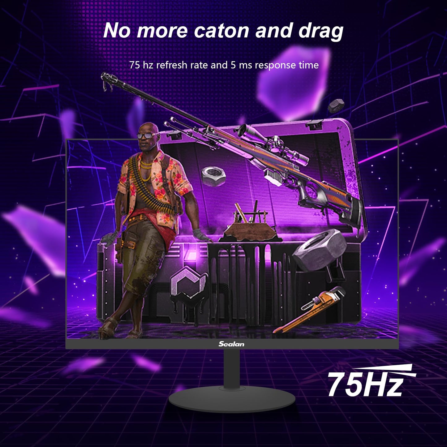 27 Inch IPS Gaming Monitor 100Hz Frameless 1080P HDMI