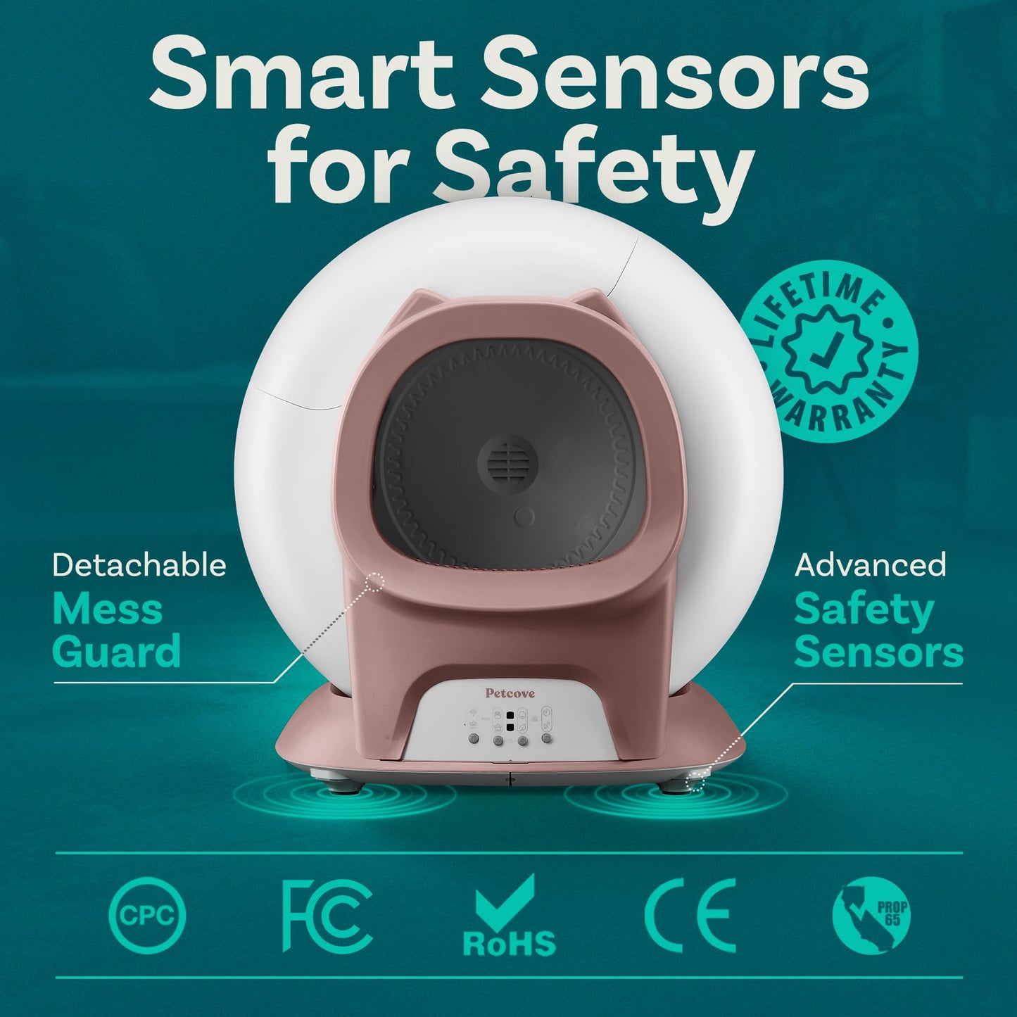 Self Cleaning Litter Box with App Control