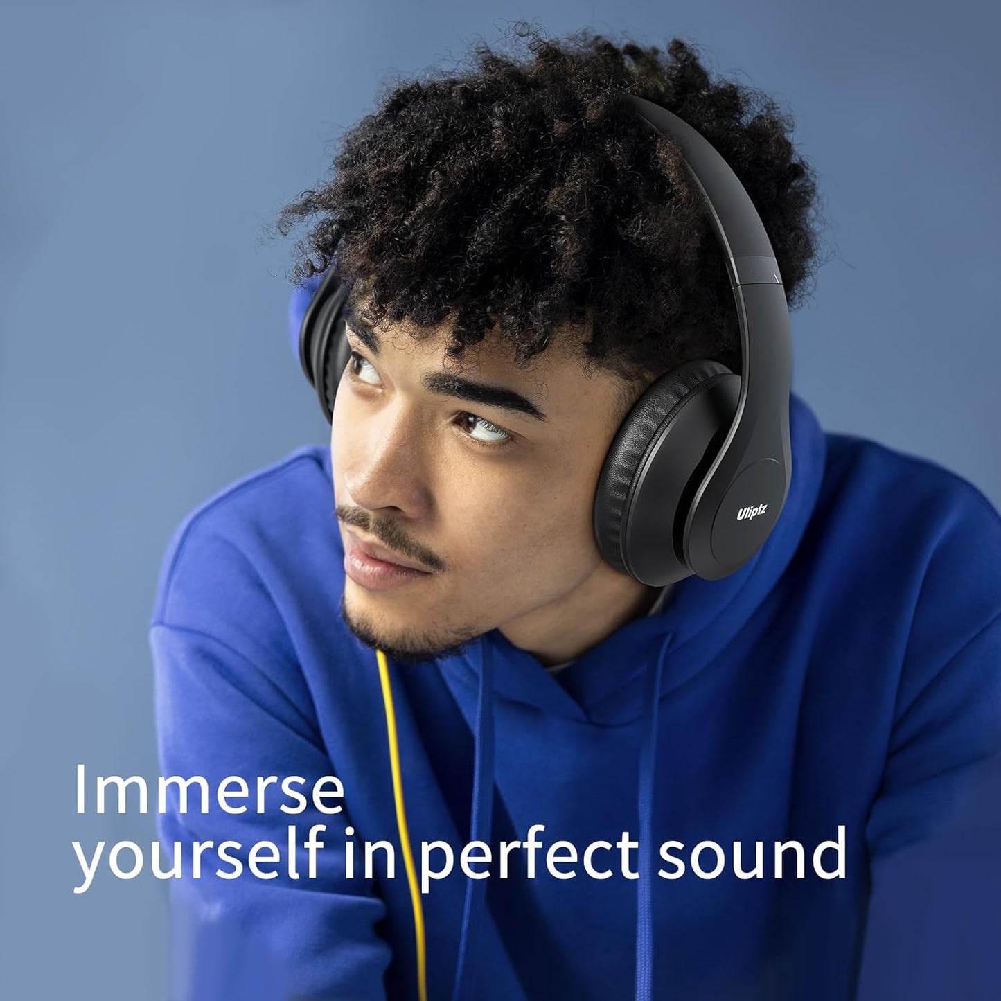 Uliptz Wireless Bluetooth Headphones 65H Playtime HiFi