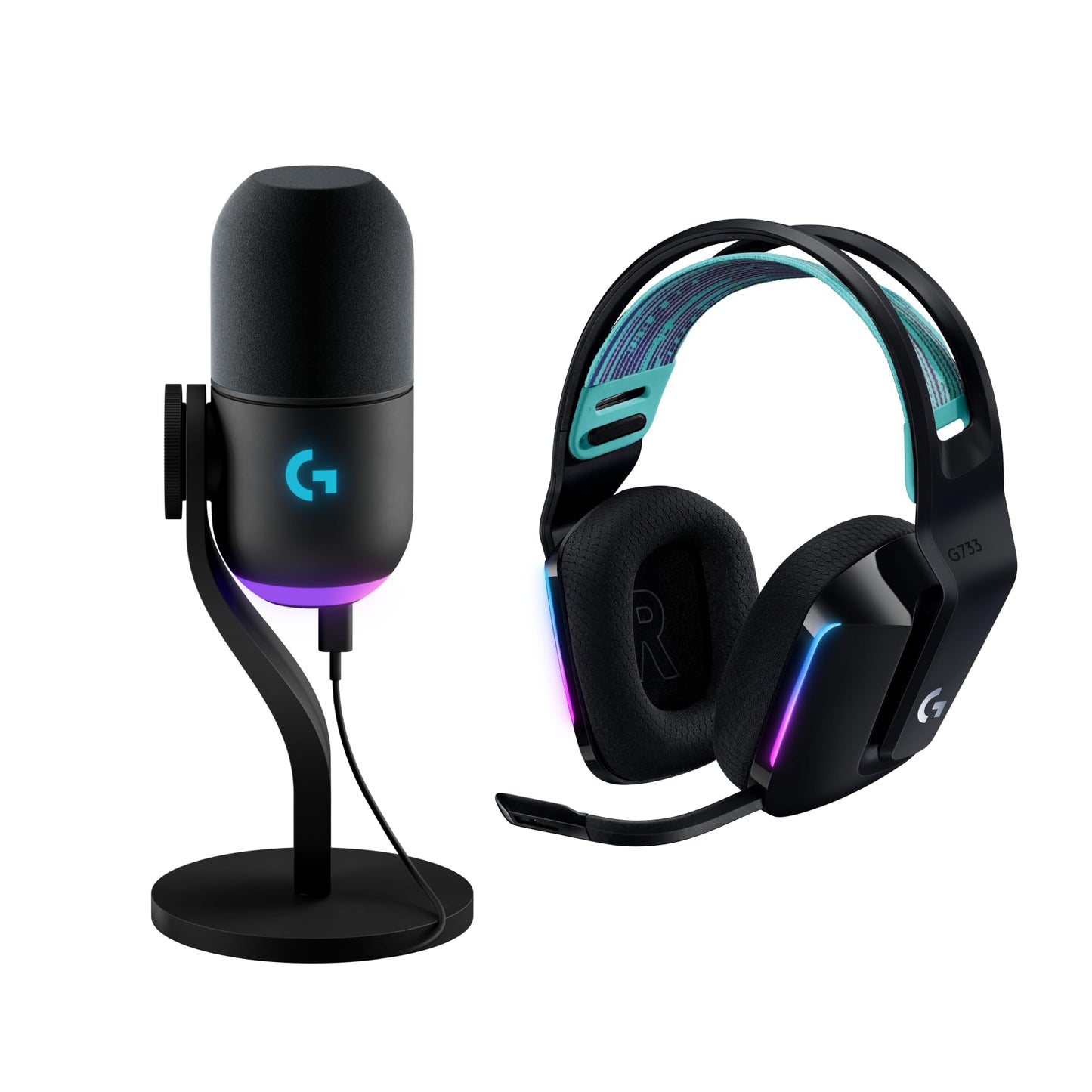 Logitech G733 Wireless Gaming Headset with Premium Audio