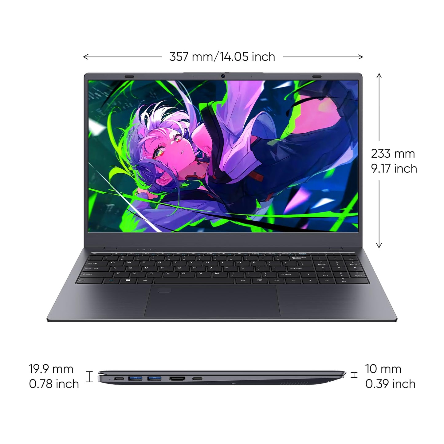 Coolby 15 Inch Windows Laptop Intel N95 12GB RAM 256GB SSD