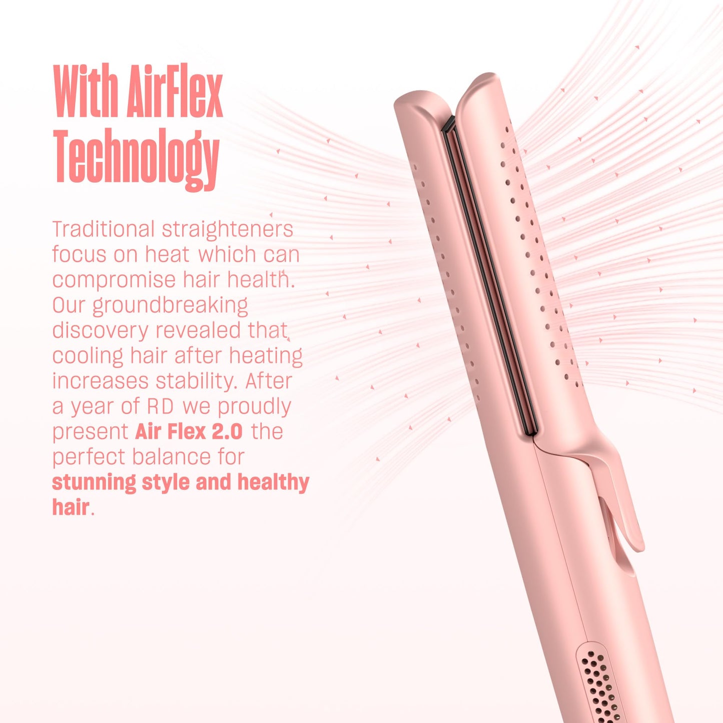 2 in 1 Hair Straightener and Curler for Effortless Styling