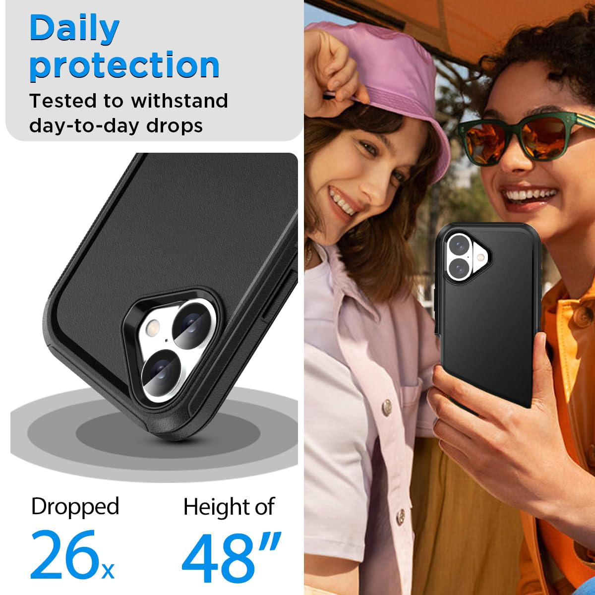 AICase Belt Clip Holster Case For IPhone 17 Pro Max 6 Inch