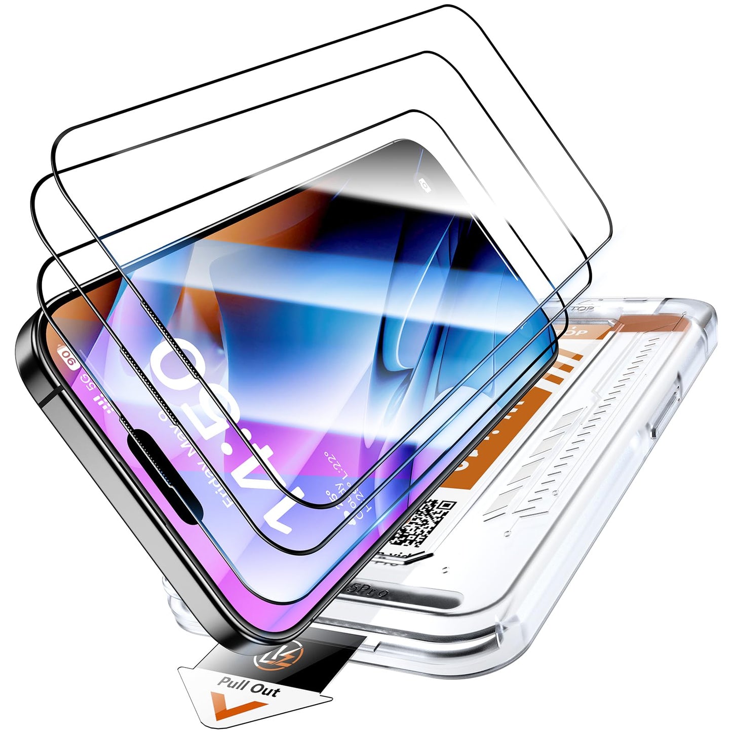 LK 2 Tempered Glass Screen Protector For iPhone 17 Pro Max