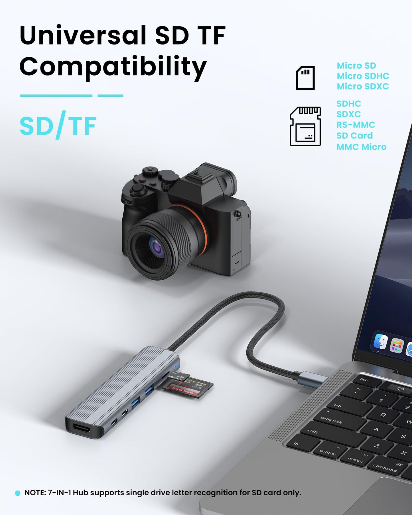 USB C Hub Docking Station Dual 4K HDMI 60Hz With 100W PD