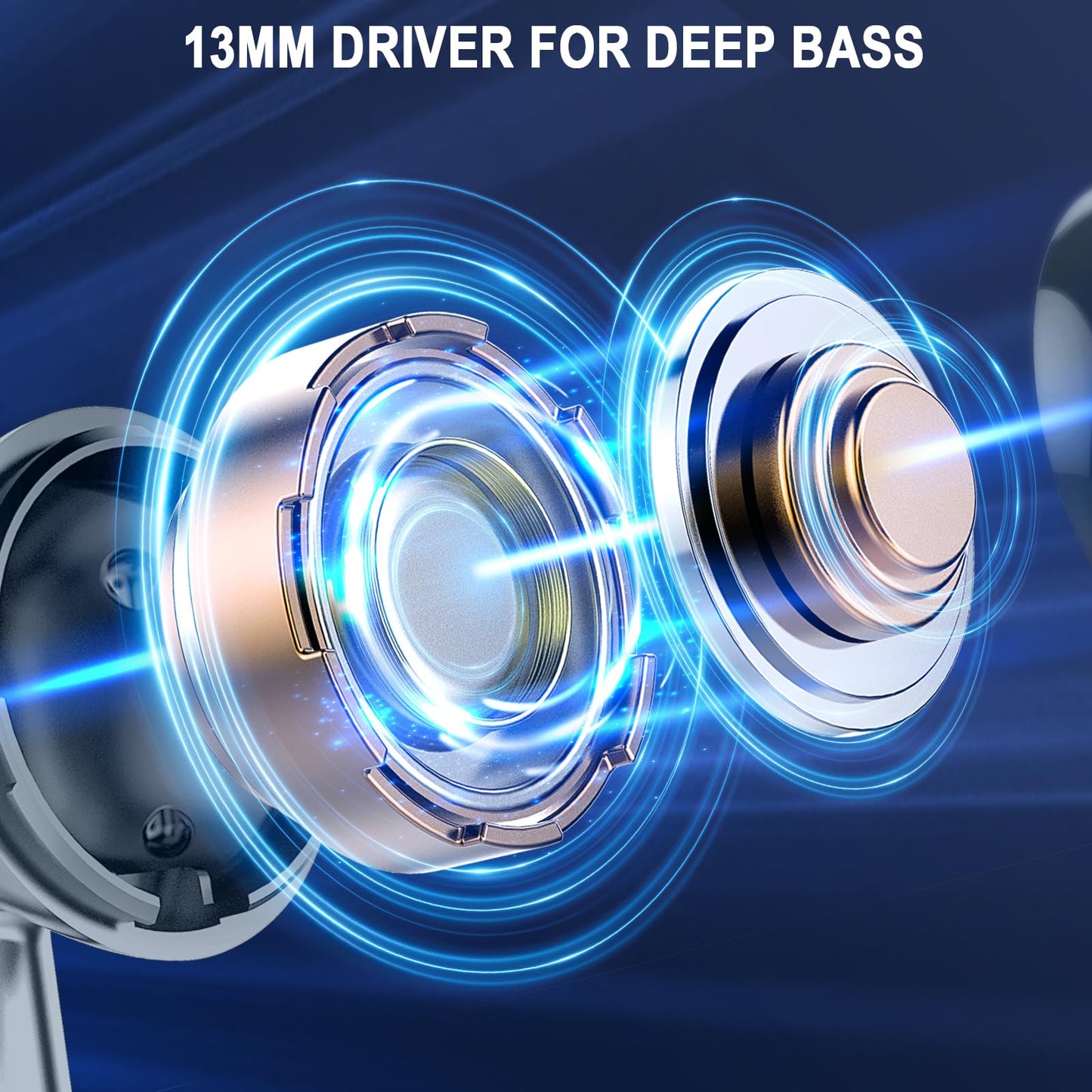 Wireless Earbuds, Bluetooth 5.4 Ear Buds LED Power Display Headphones Bass Stereo, Bluetooth Earbuds in-Ear Noise Cancelling Mic, 40H Playback Mini Case IP7 Waterproof Sports Earphones for Android iOS