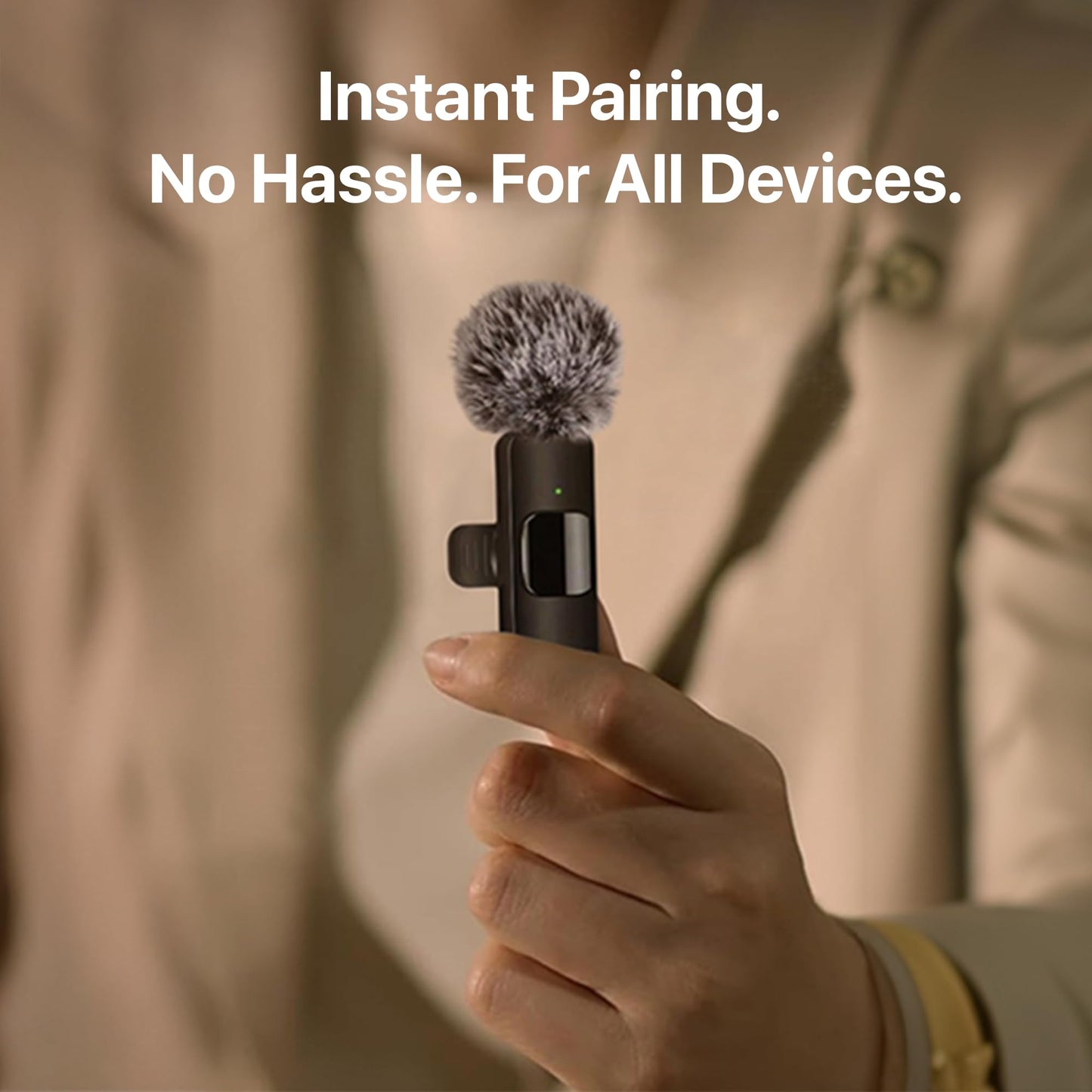 Mini Mic Pro Wireless Microphone For iPhone Android USBC