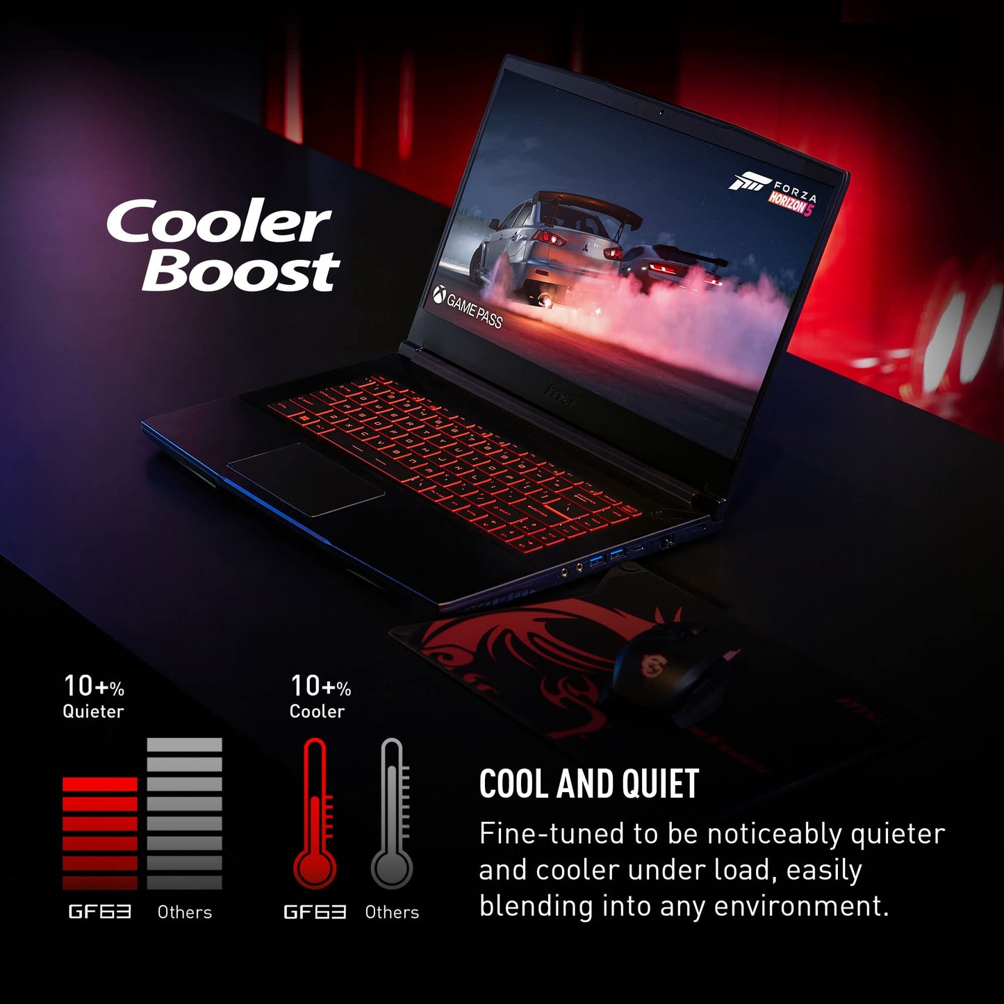 MSI Thin 15 Gaming Laptop with 144Hz FHD Display