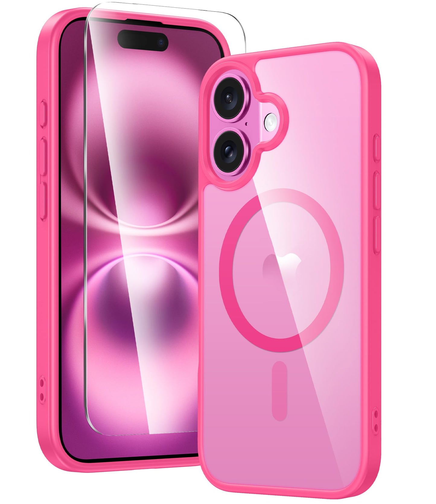 FNTCASE Clear Case For iPhone 17 Pro Max Screen Protector