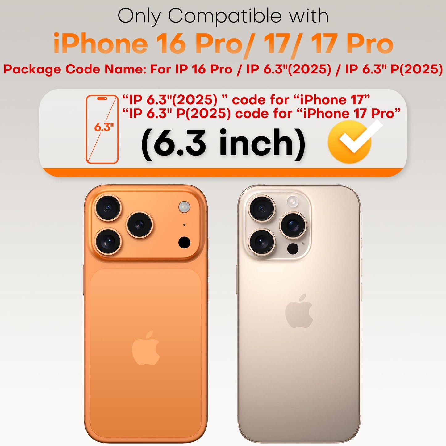 TOCOL iPhone 17 Pro Max Screen Protector 6.9 Inch Glass