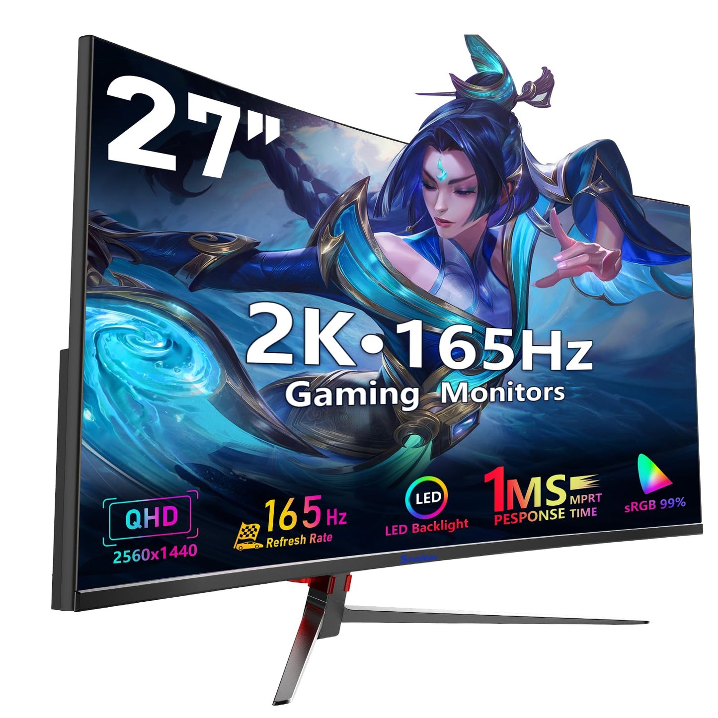 27 Inch IPS Gaming Monitor 100Hz Frameless 1080P HDMI