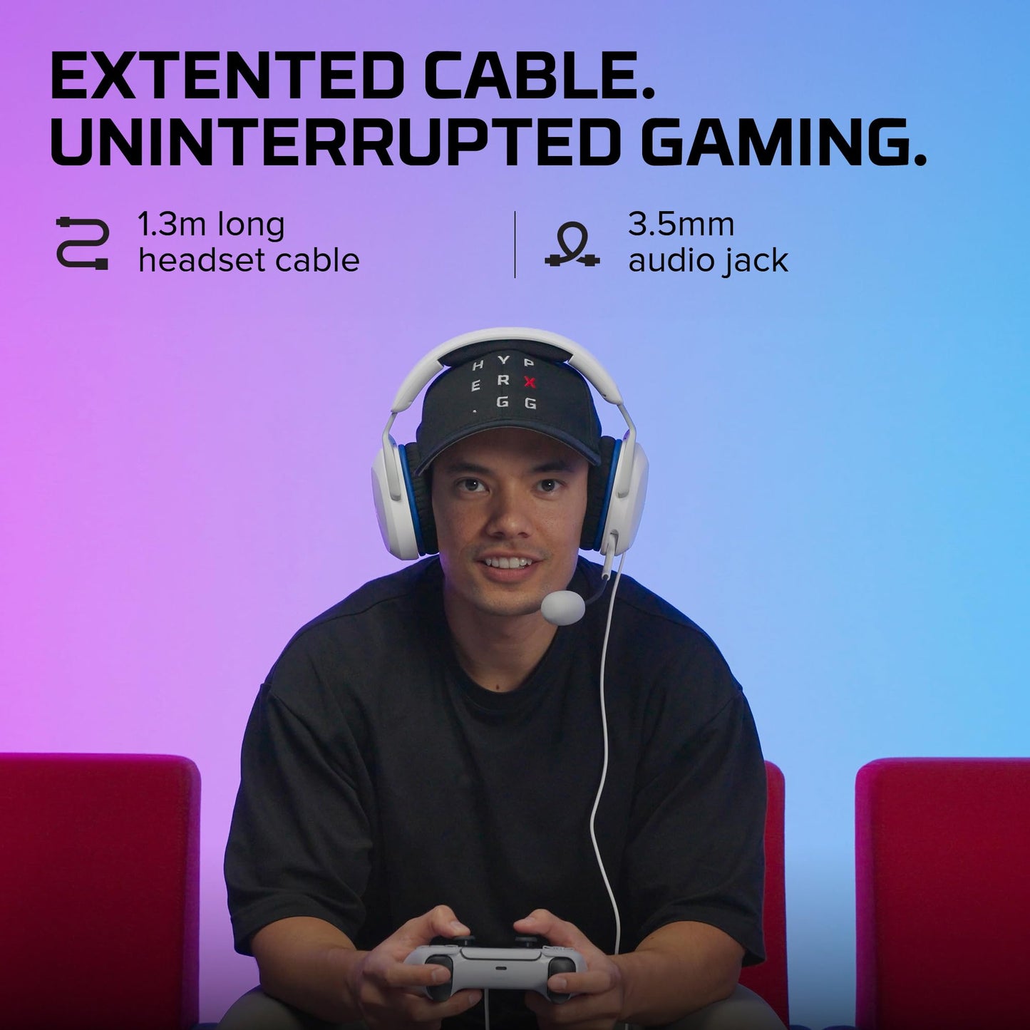 PlayStation के लिए HyperX Cloud Stinger 2 Core गेमिंग हेडसेट