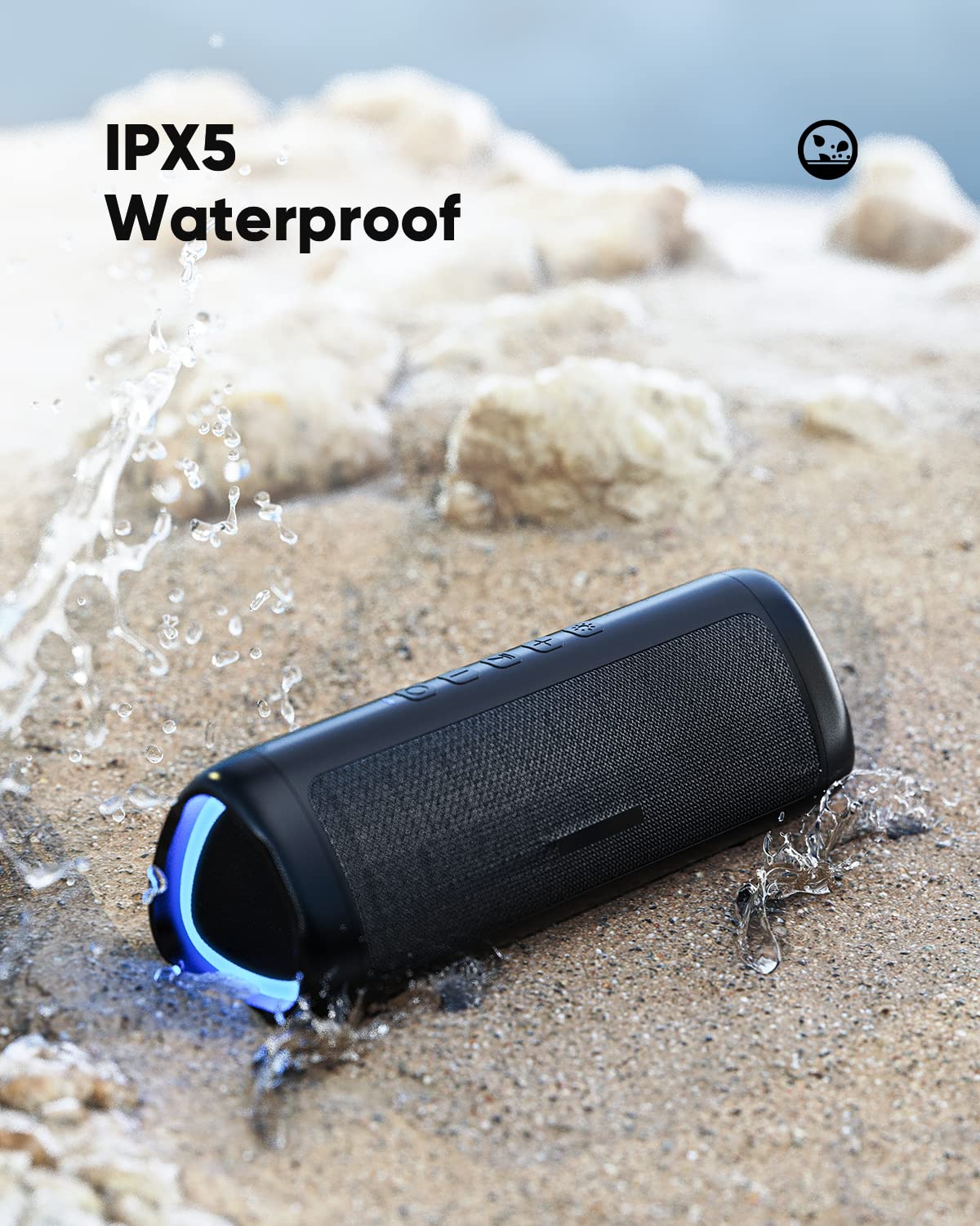 Bluetooth Speaker TWS Pair IPX5 Waterproof Portable 20H