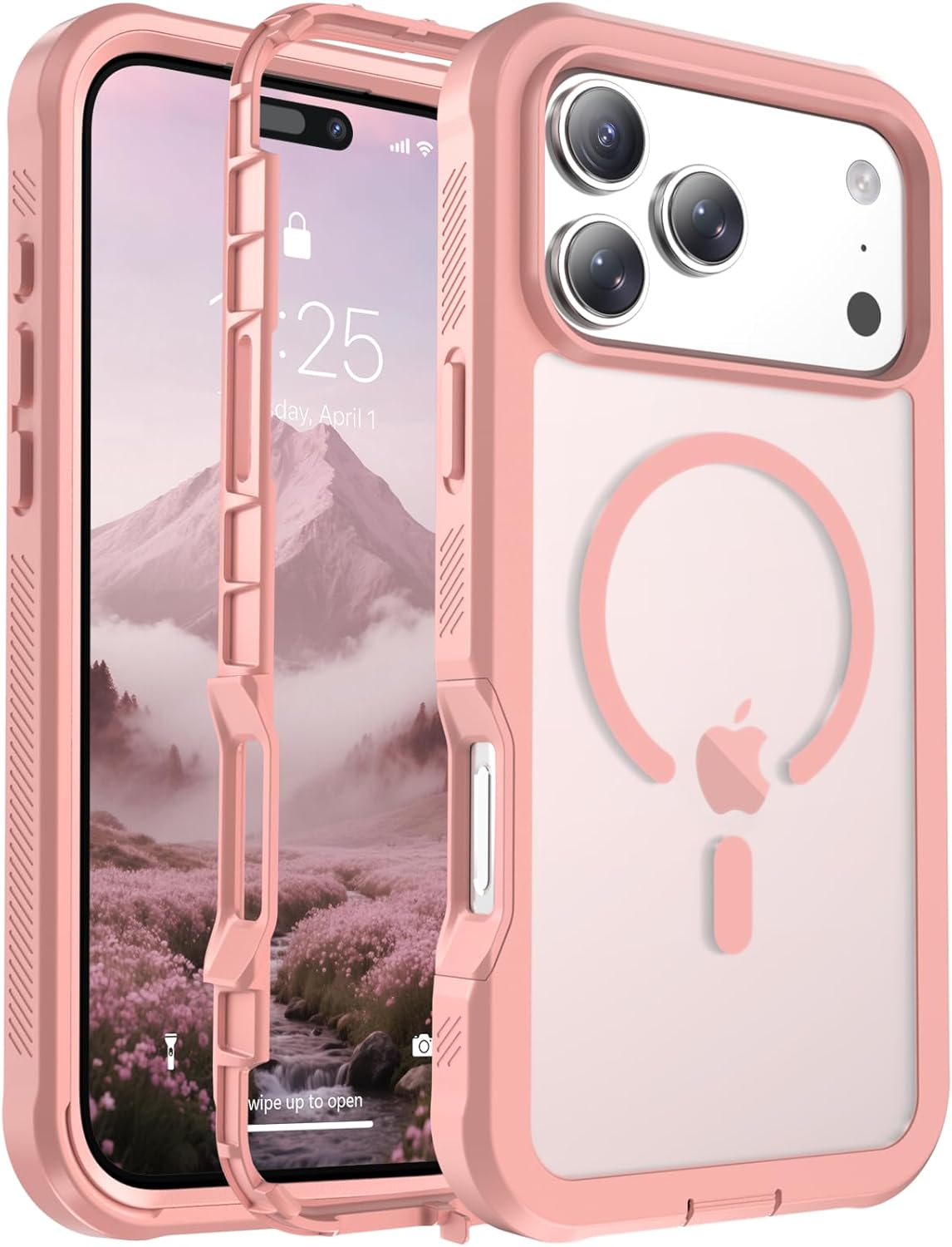 Rose 6.5 Inch iPhone Air MagSafe Case Heavy Duty Shield