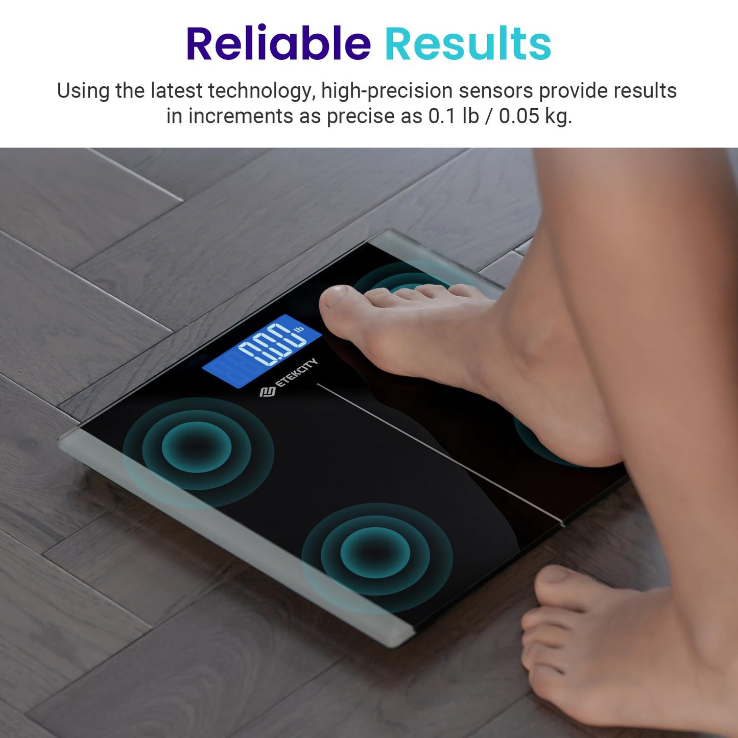 Smart Body Weight Scale with Accurate BMI Tracking