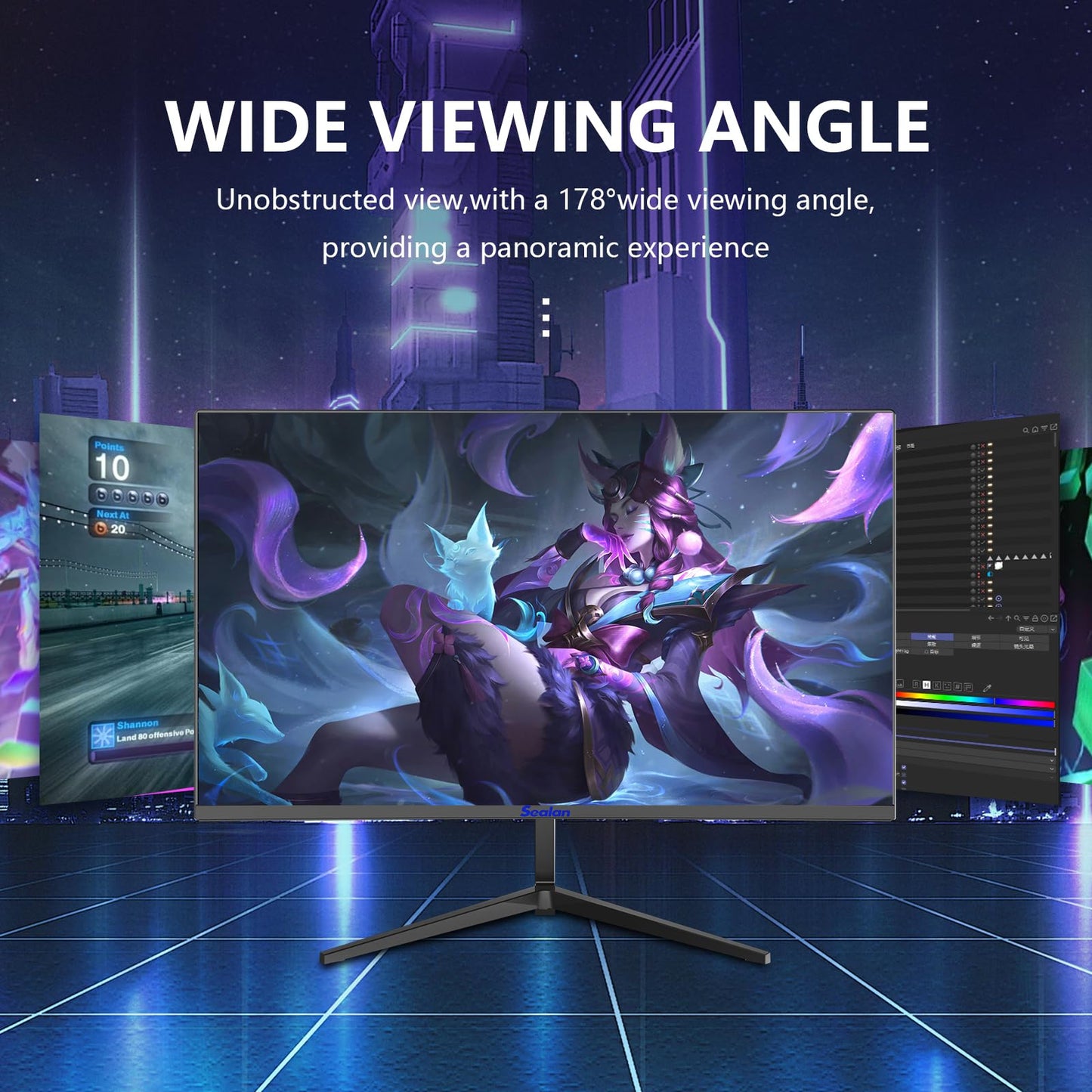27 Inch IPS Gaming Monitor 100Hz Frameless 1080P HDMI