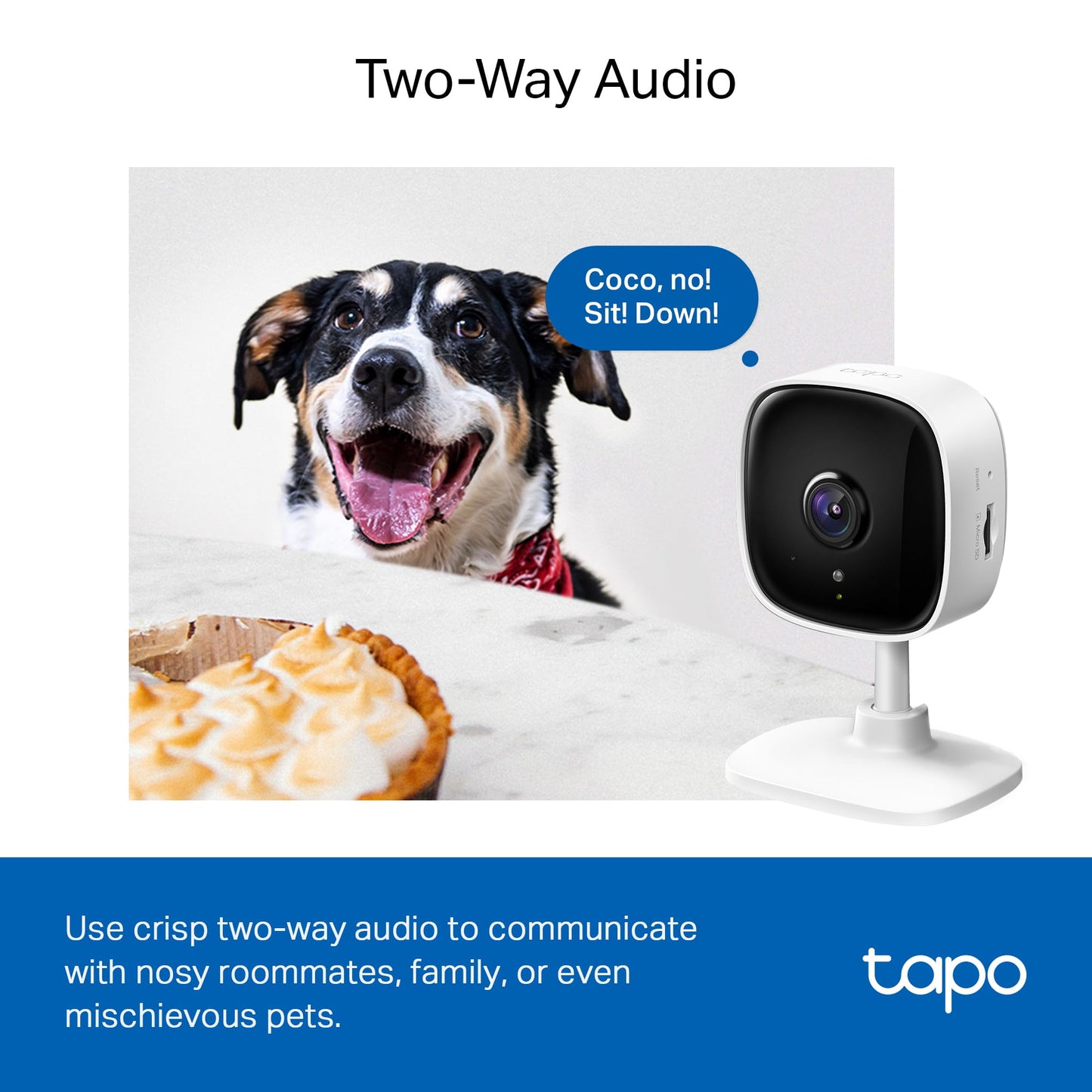 Tapo C100 1080P Indoor Security Camera with Night Vision